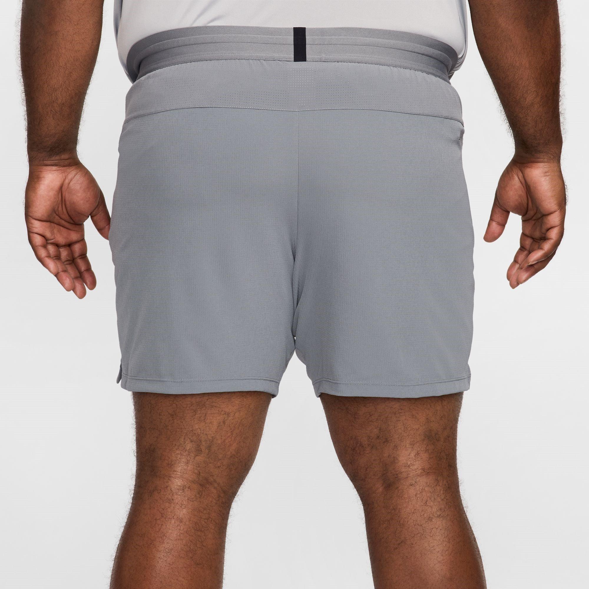 Grey - Nike - Pro Dri-FIT Flex Rep Men's Shorts - 12