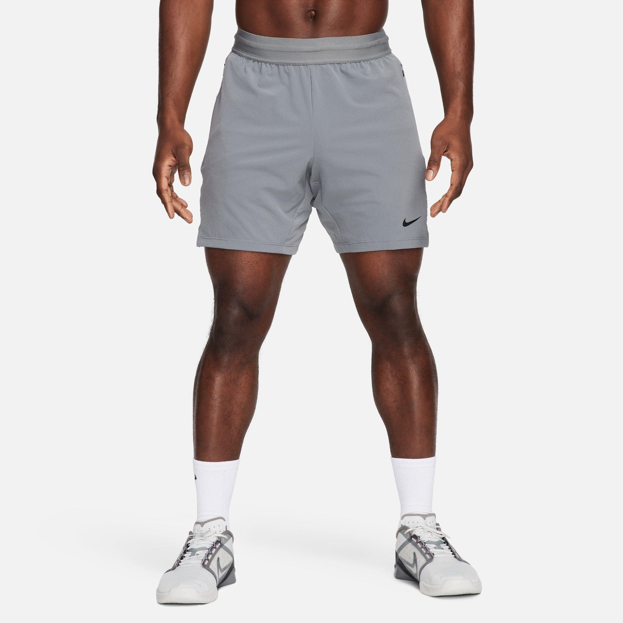 Grey - Nike - Pro Dri-FIT Flex Rep Men's Shorts - 3
