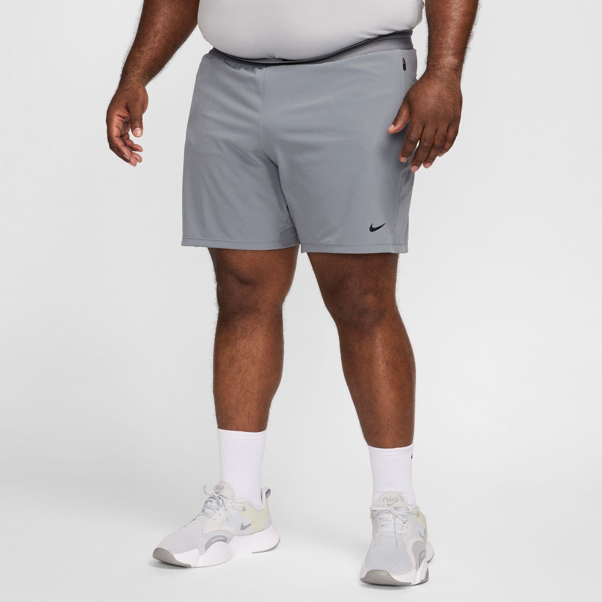 Grey - Nike - Pro Dri-FIT Flex Rep Men's Shorts - 10