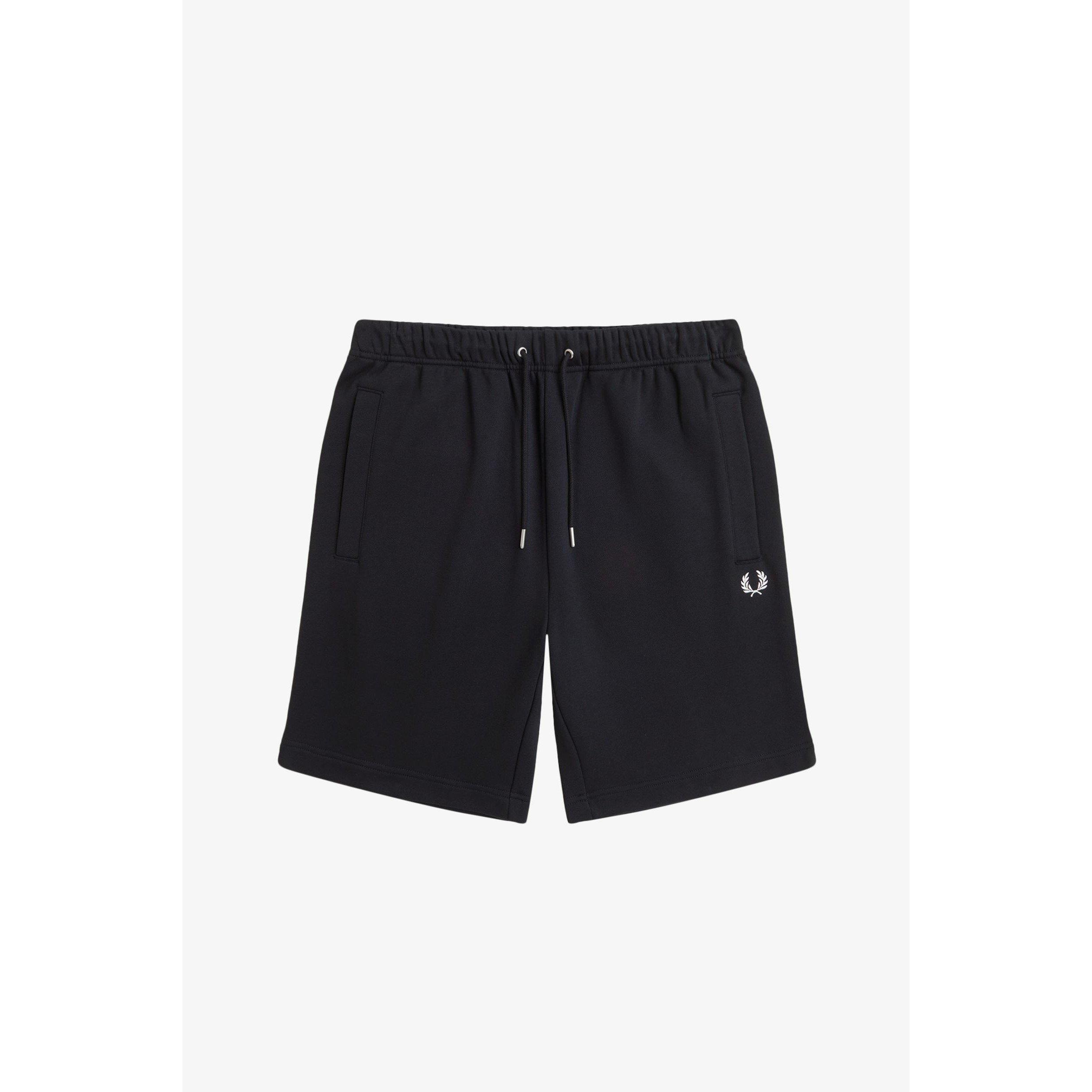Fred Perry Men's Fleece Jogger Shorts - Black 102 - S