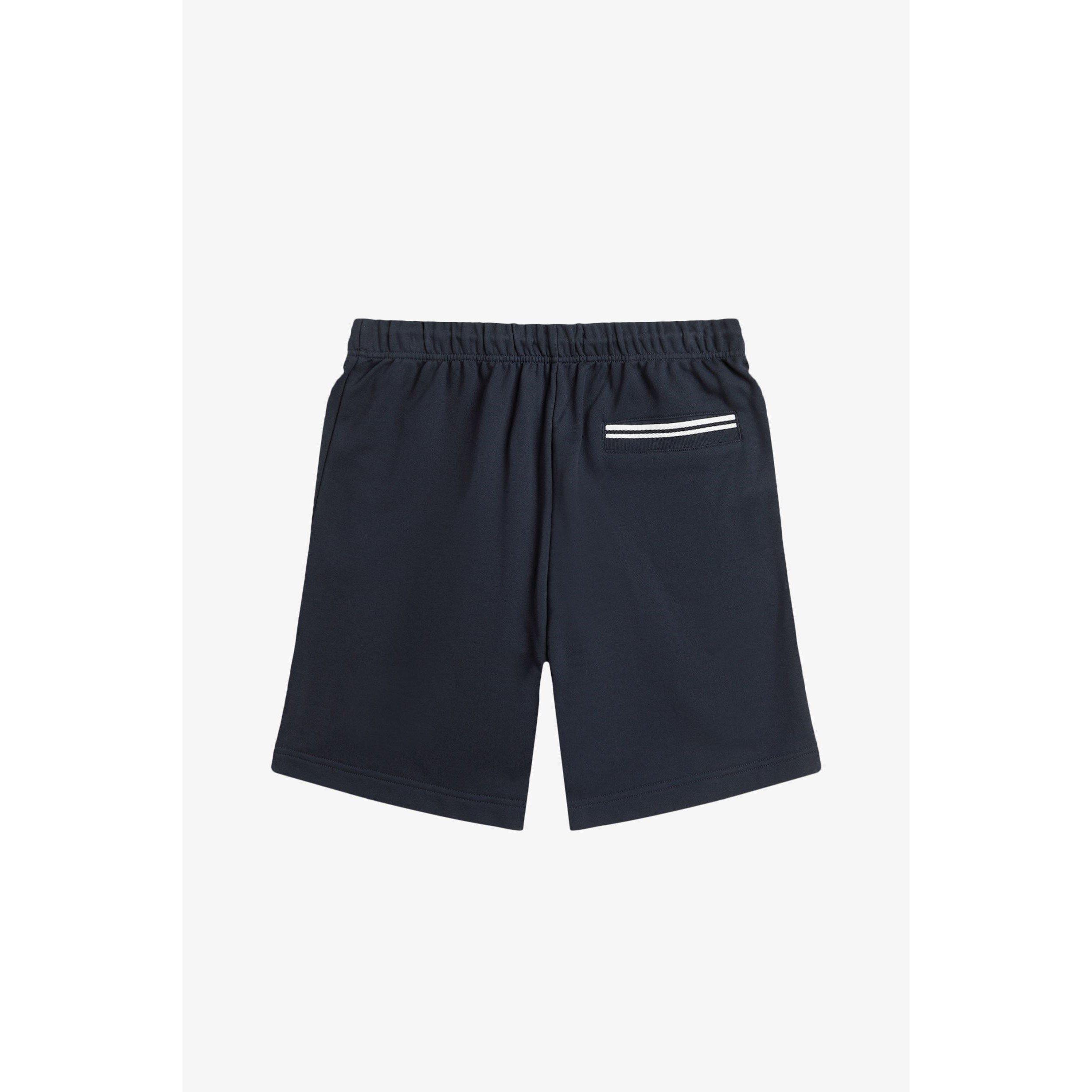 Navy 608 - Fred Perry - Men's Fleece Jogger Shorts - 2