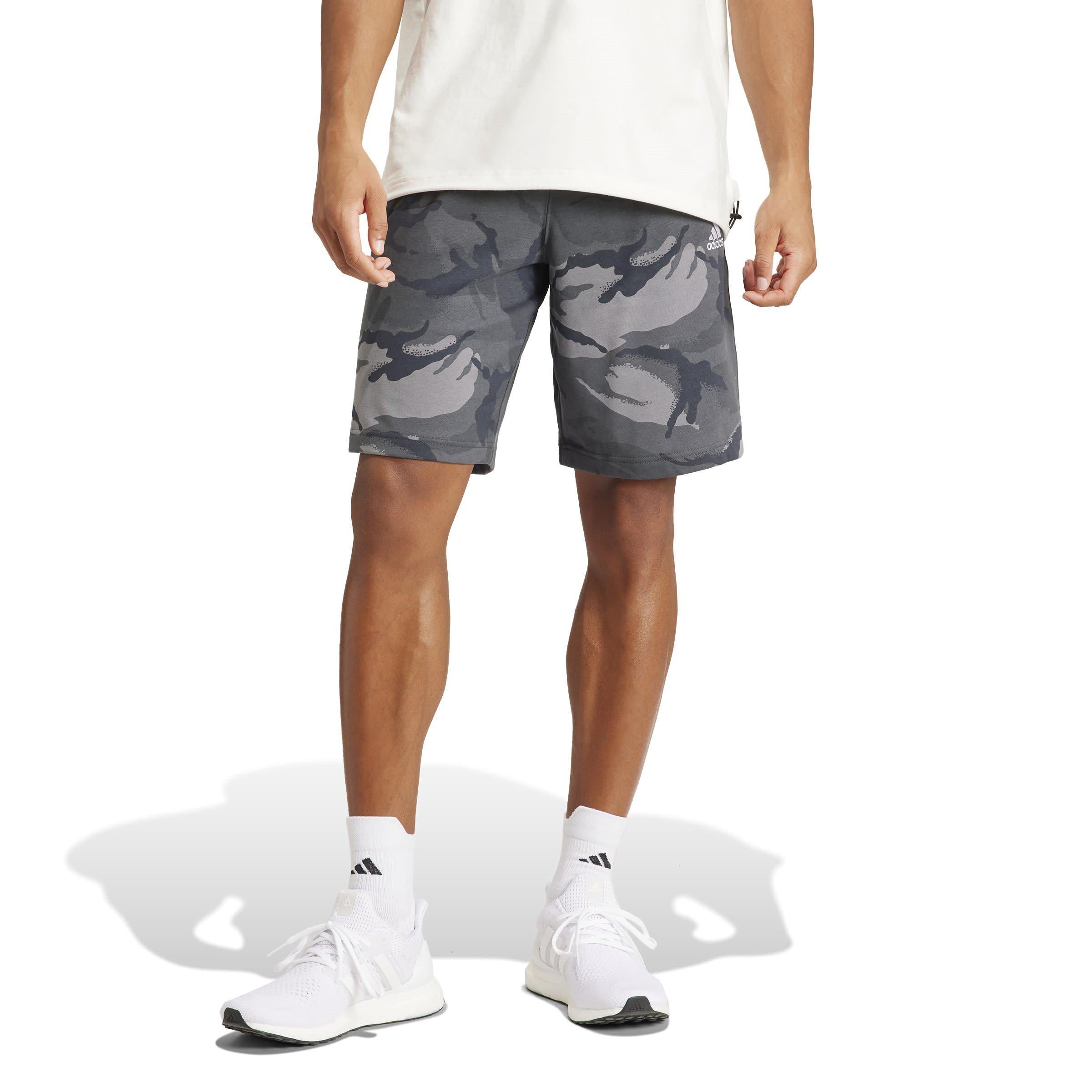 Grijs - adidas - Camo Jersey Jogger Shorts - 2