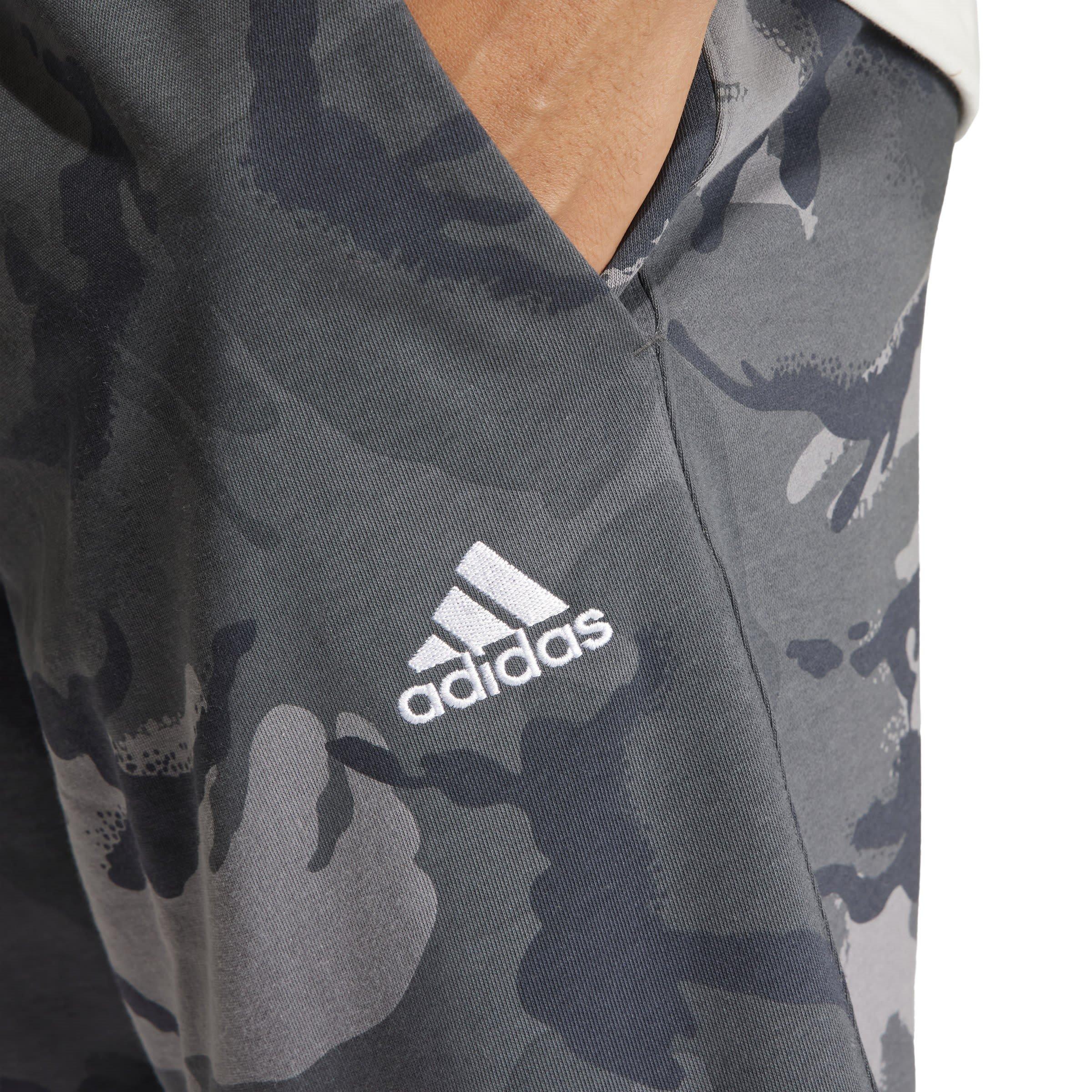 Grijs - adidas - Camo Jersey Jogger Shorts - 6