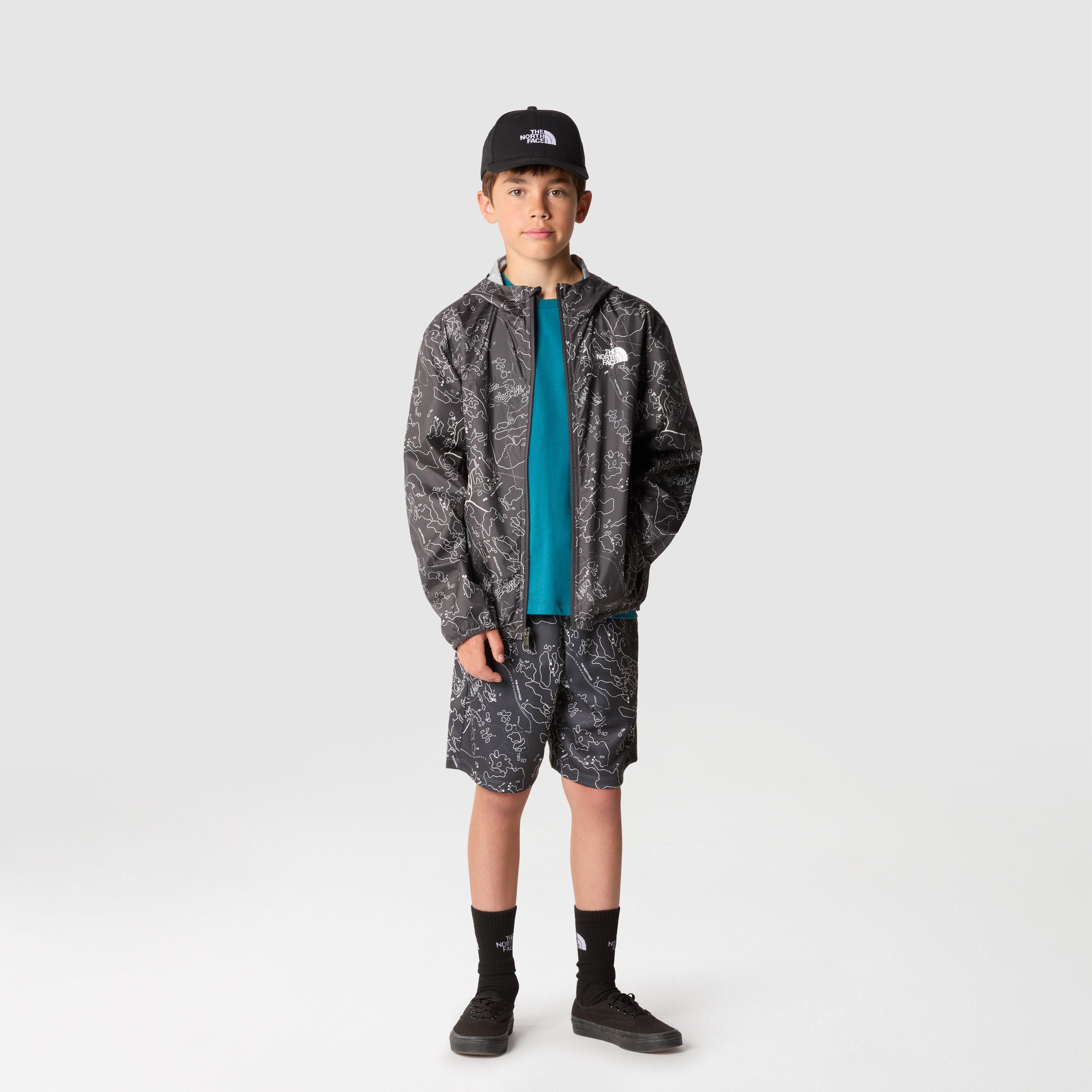 Gry Prnt SXI - The North Face - Unisex Kids' Fleece Jogger Shorts - 5