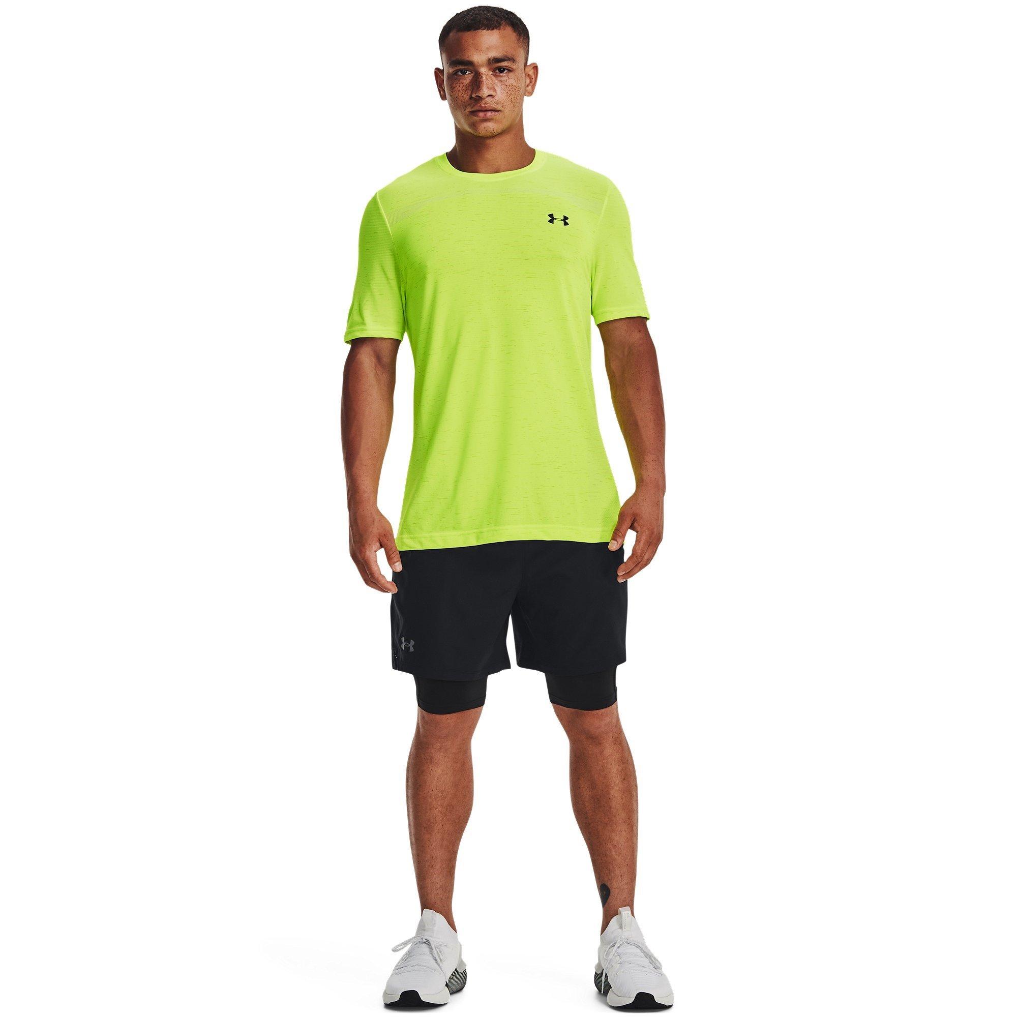 Blk/Pitch Gray - Under Armour - Vanish 2in1 Performance Gym Shorts - 4