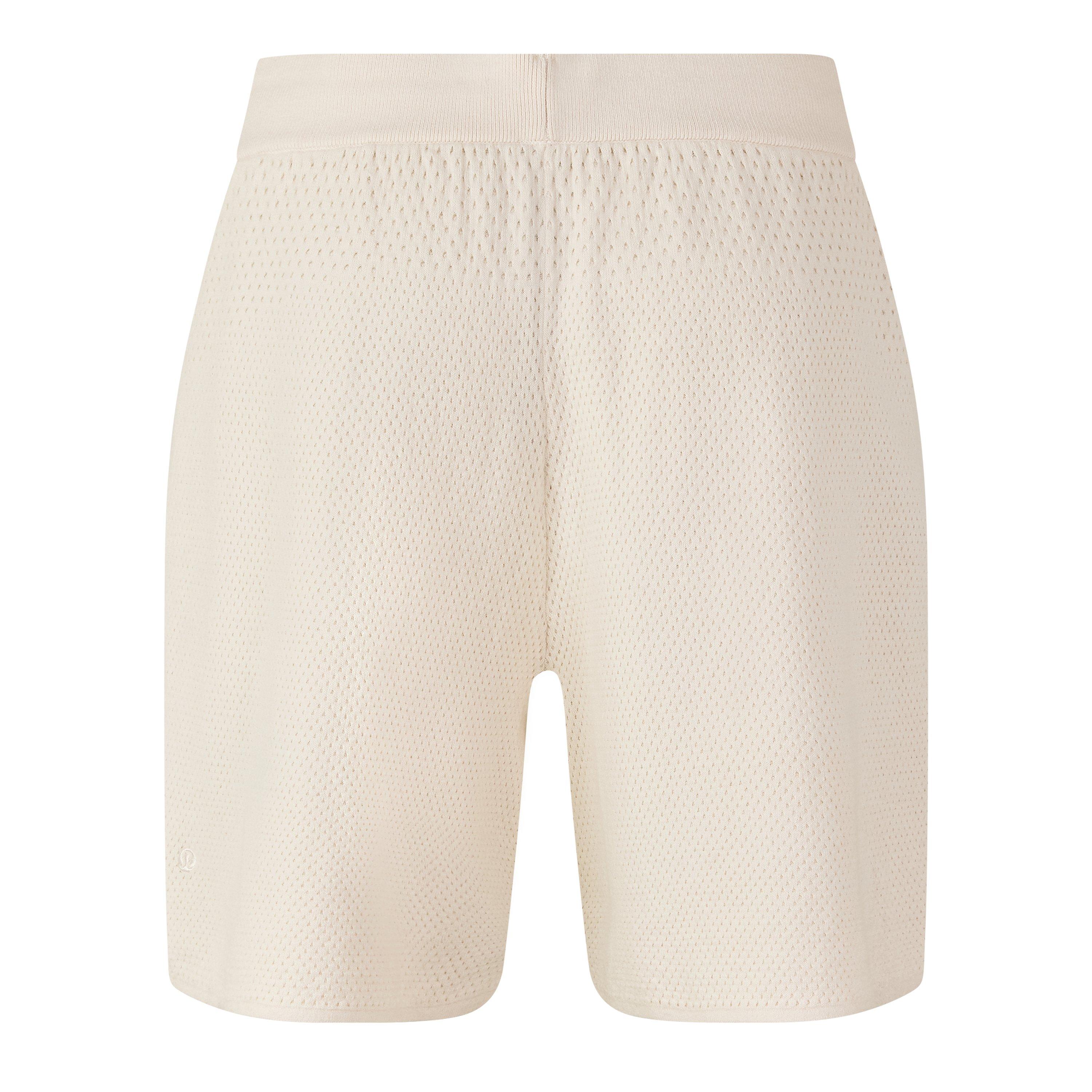 Light Ivory - Lululemon - LLM Cttn 7 Short Sn63 - 2