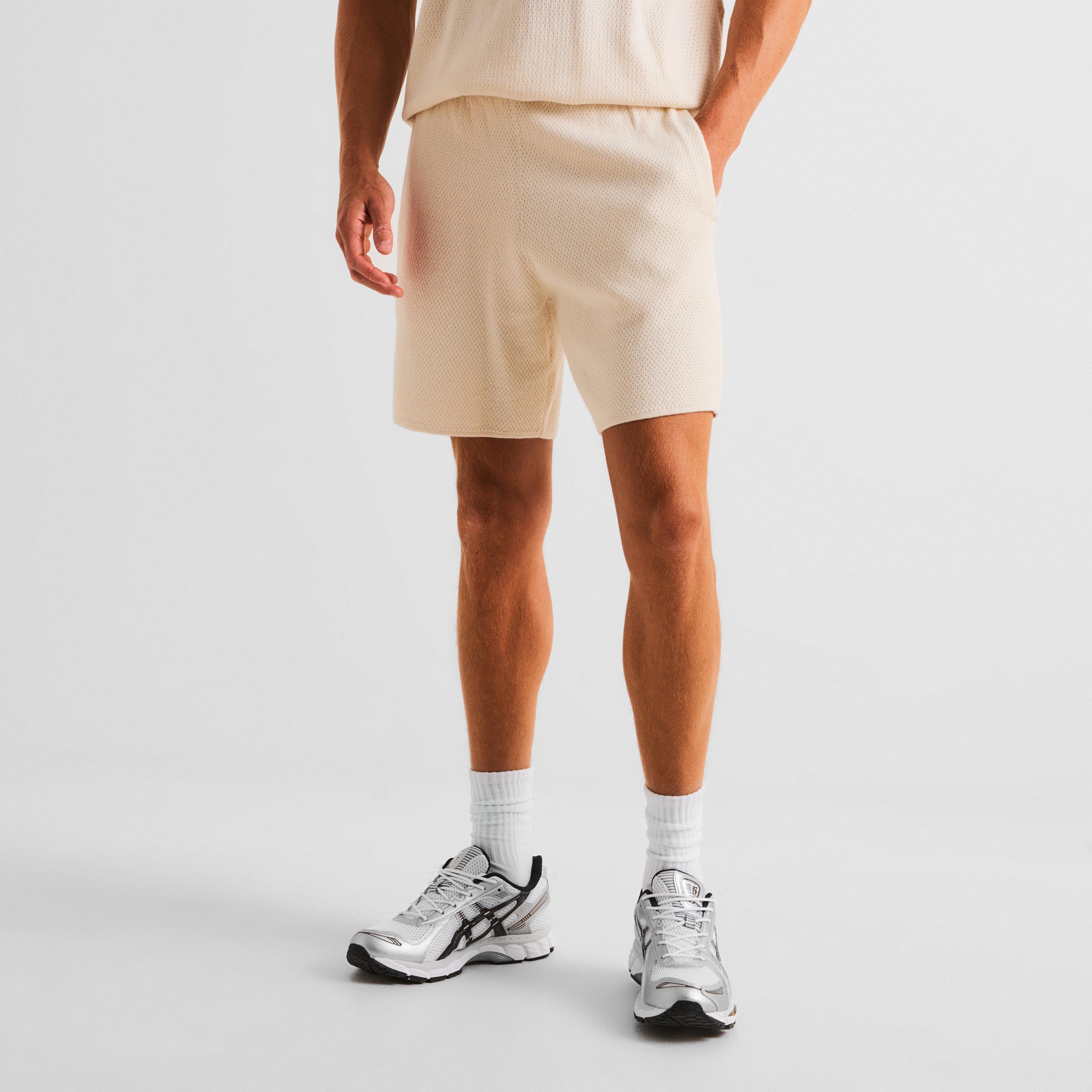 Light Ivory - Lululemon - LLM Cttn 7 Short Sn63 - 3
