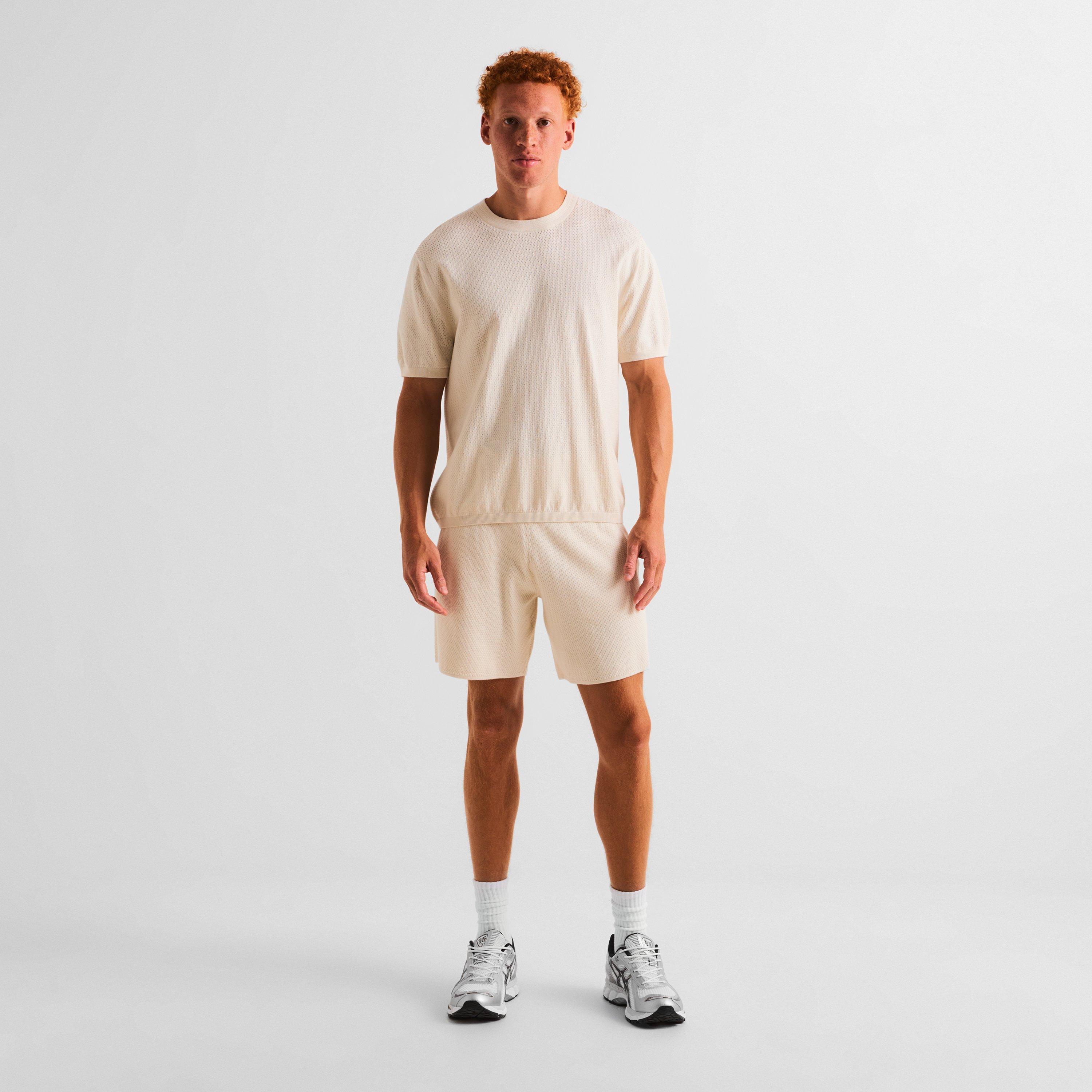 Light Ivory - Lululemon - LLM Cttn 7 Short Sn63 - 6