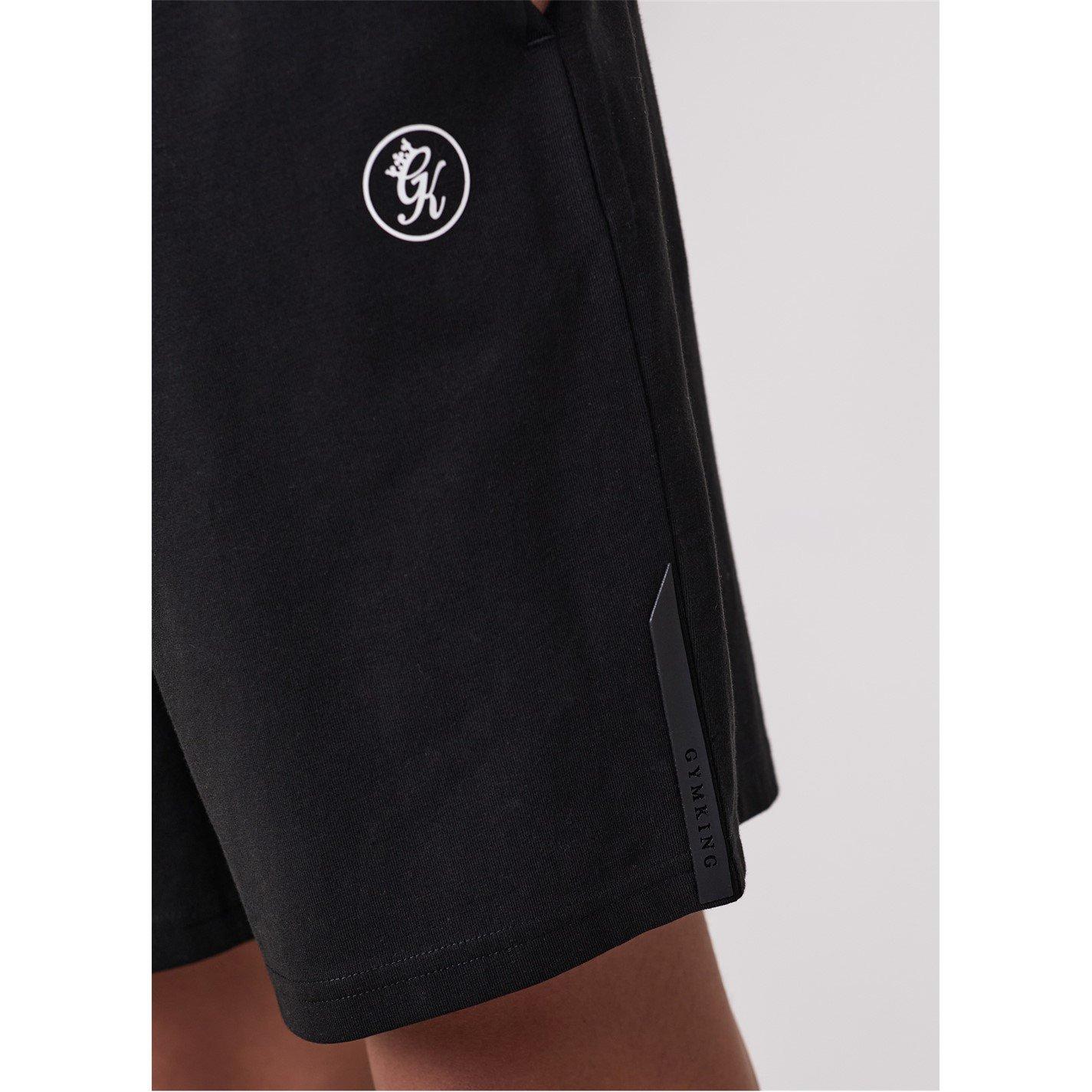  Black - Gym King - Fleece Jogger Shorts - 4