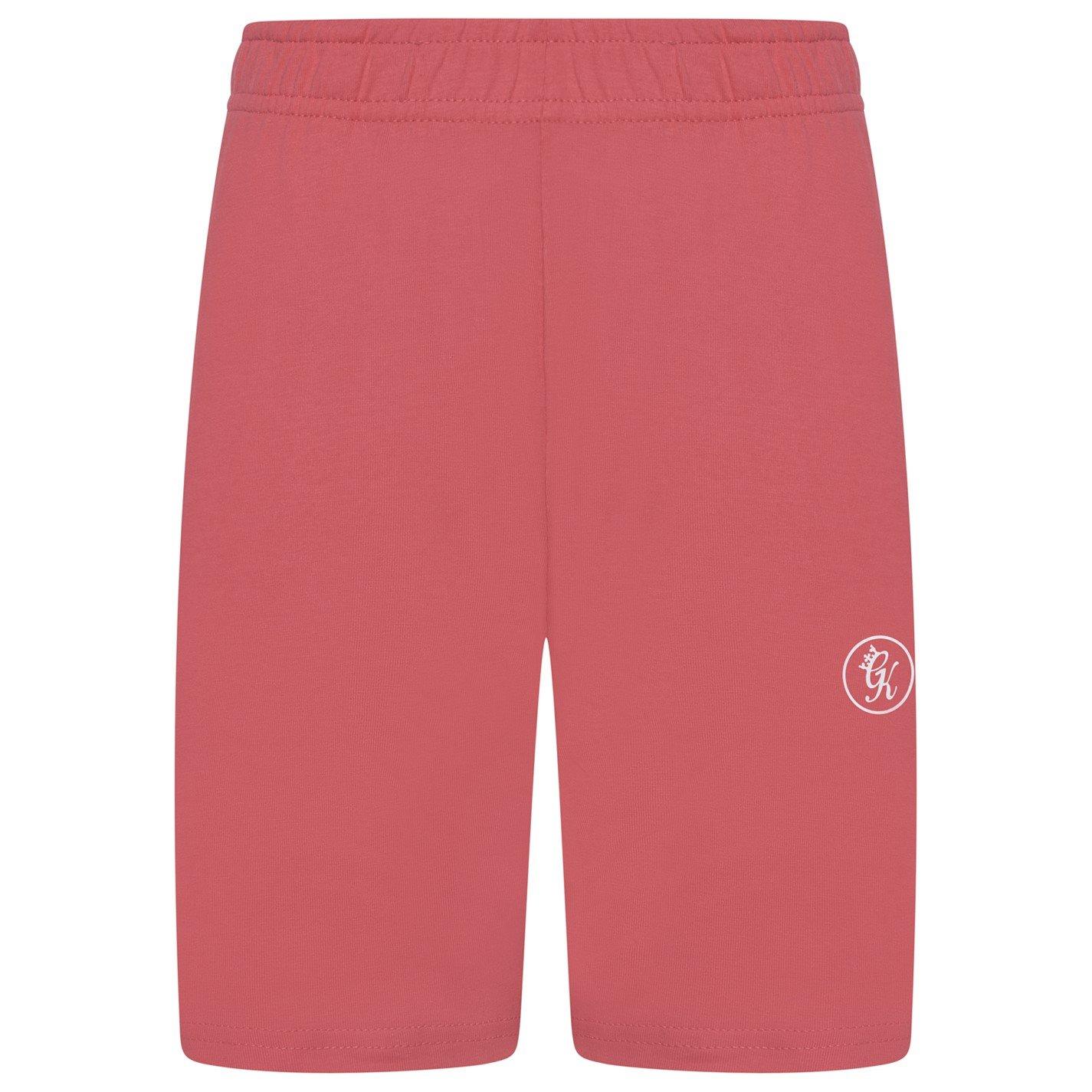  Coral - Gym King - Kids' Fleece Jogger Shorts - 2