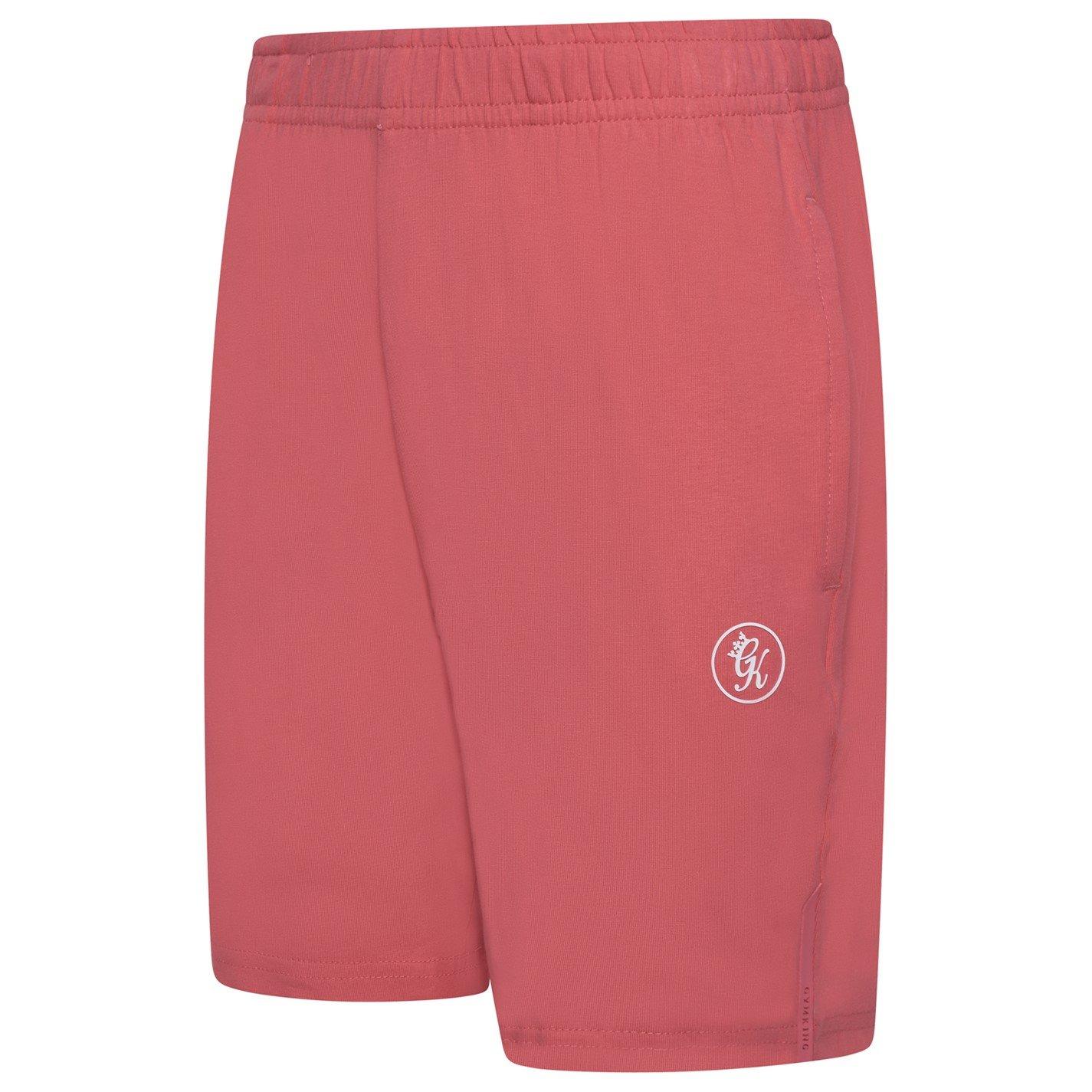  Coral - Gym King - Kids' Fleece Jogger Shorts - 6