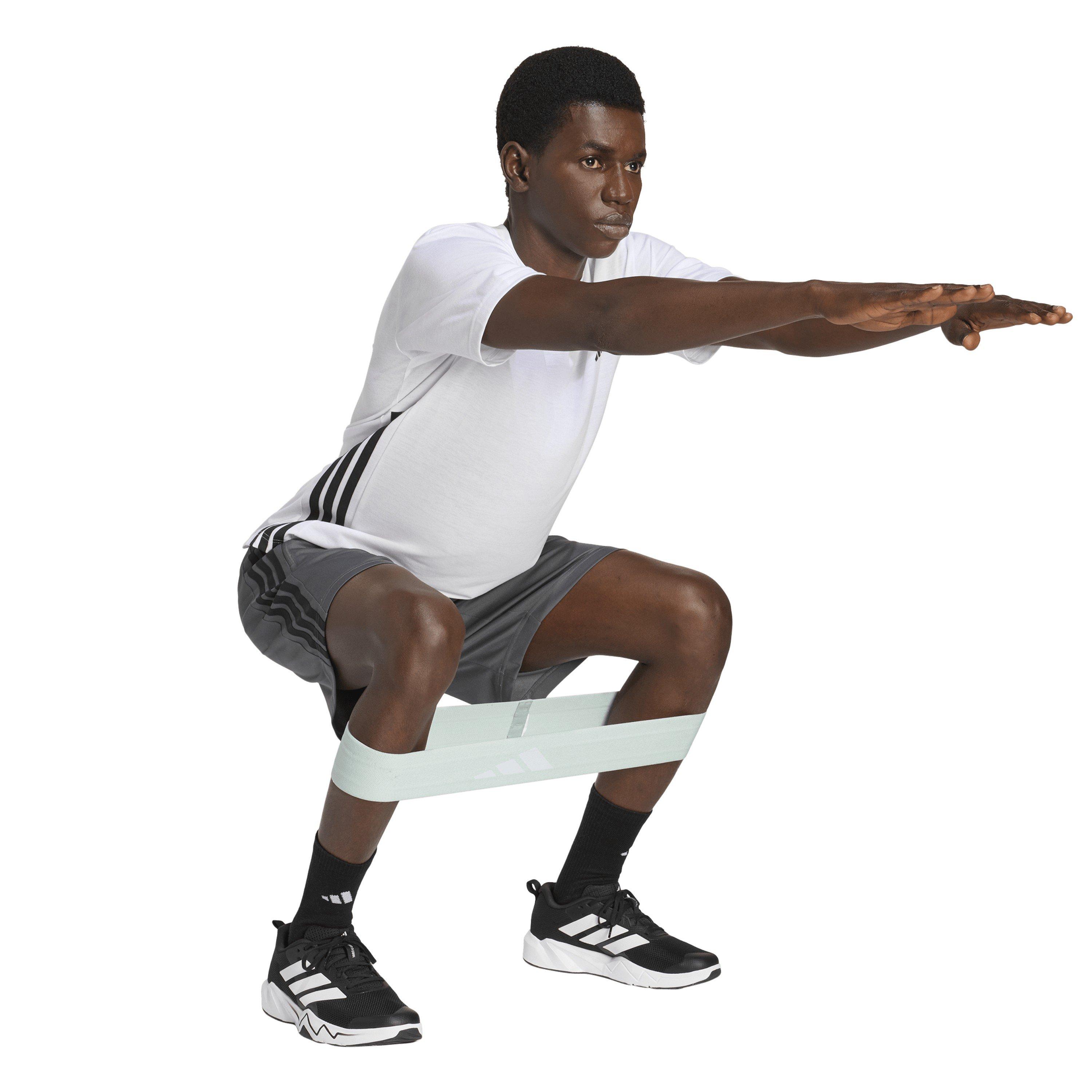 Grey/Black - adidas - Men's Performance Gym Shorts - 6