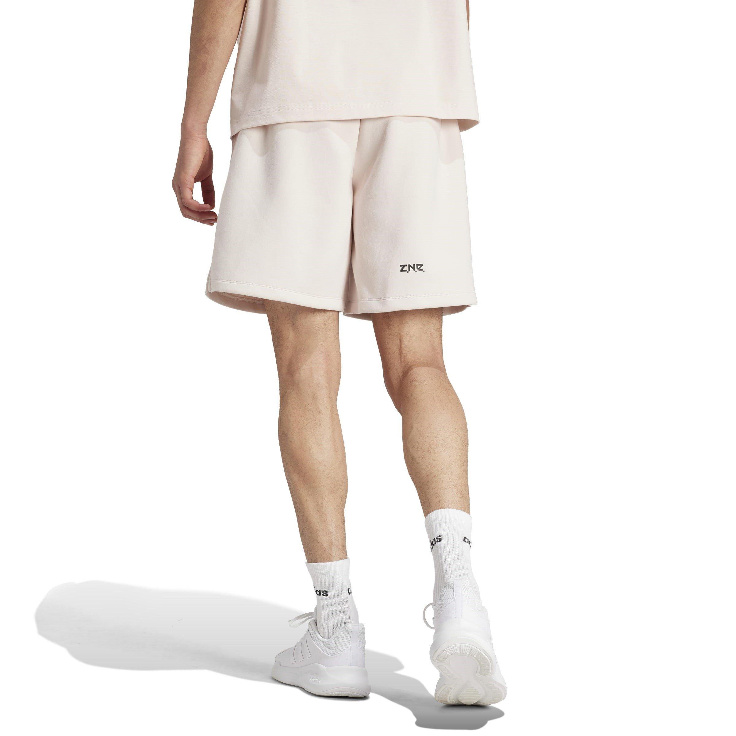 Bianco - adidas - Z.N.E. Jersey Jogger Shorts - 3
