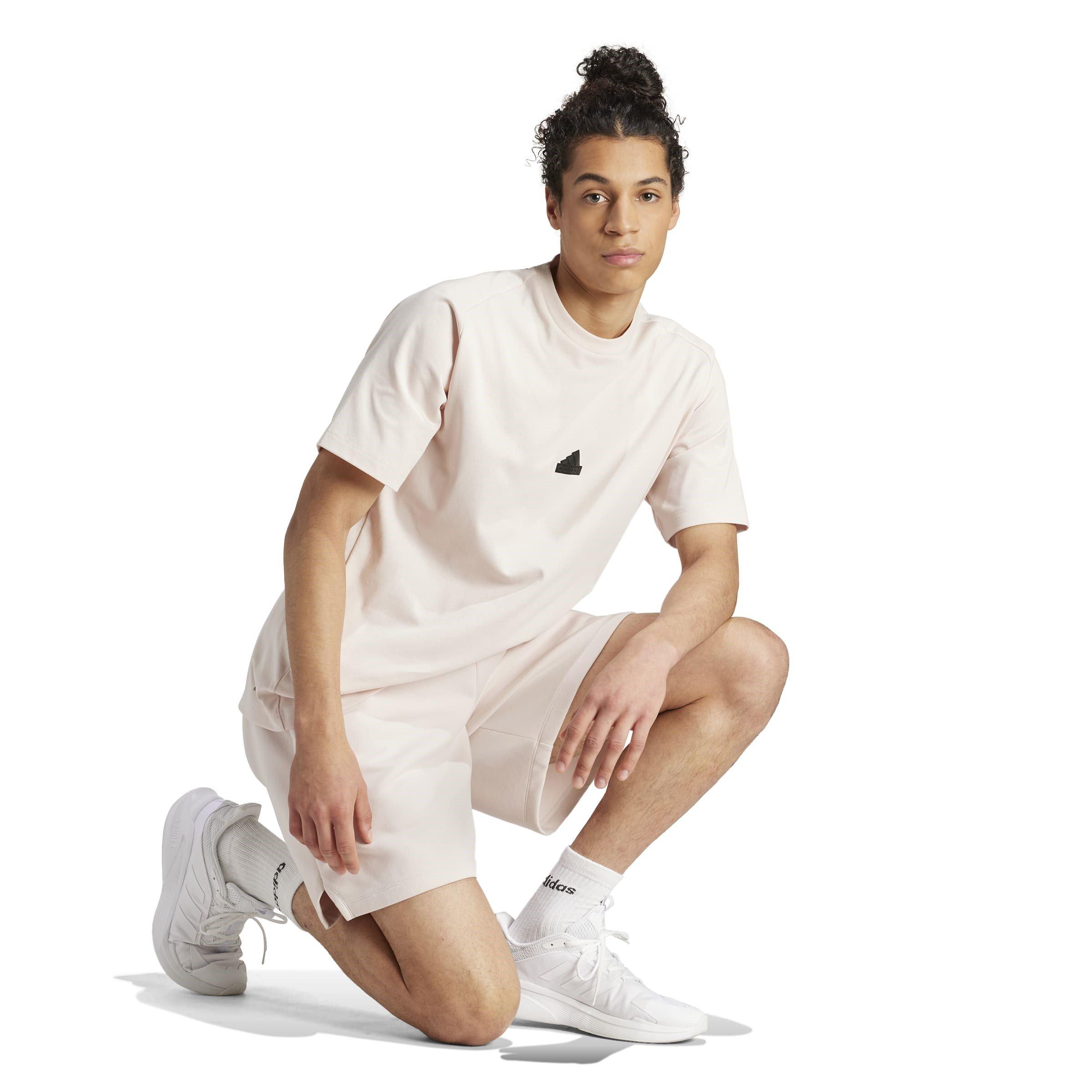 Bianco - adidas - Z.N.E. Jersey Jogger Shorts - 4