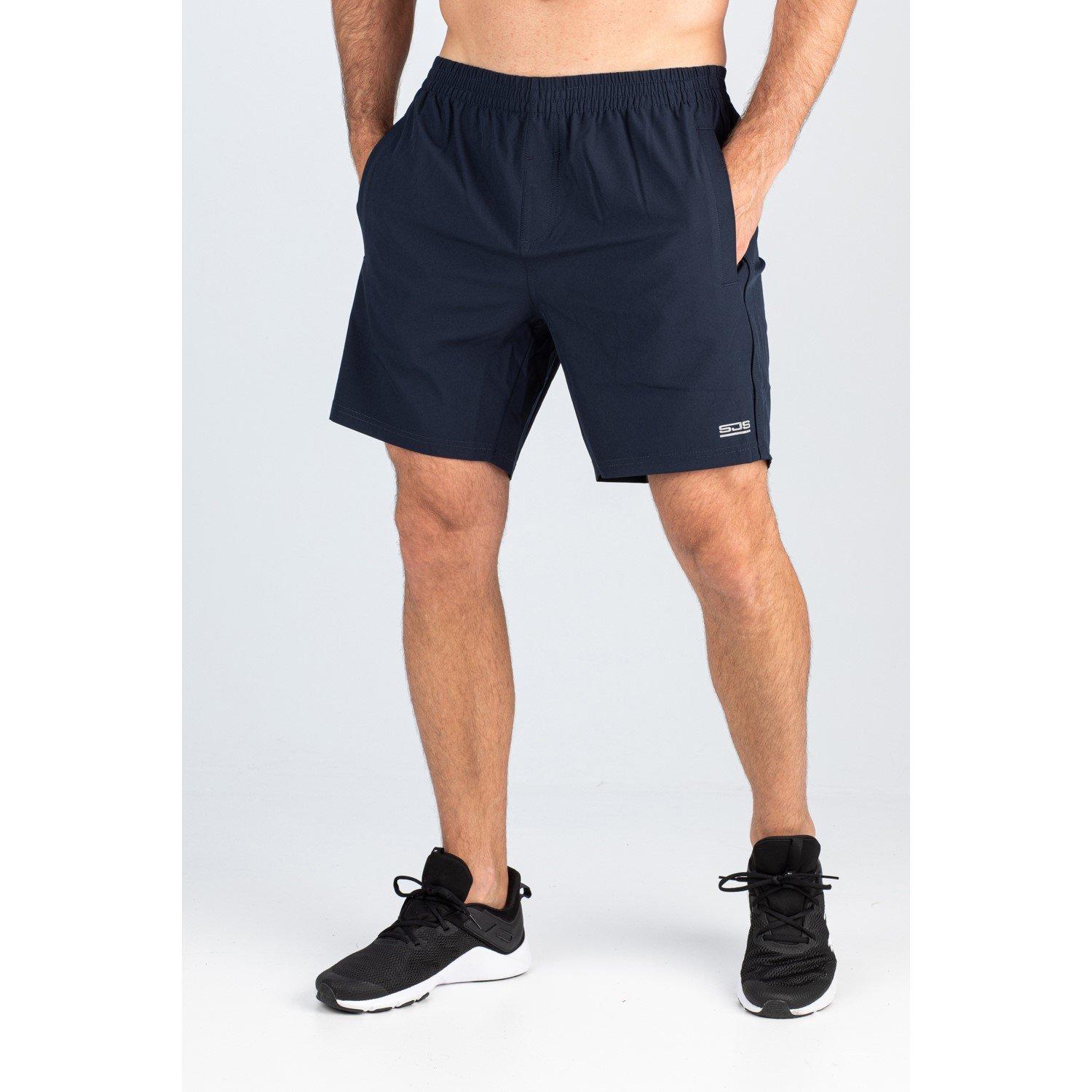 Sjeng Sports Men's Performance Gym Shorts - Dark Blue - Medium
