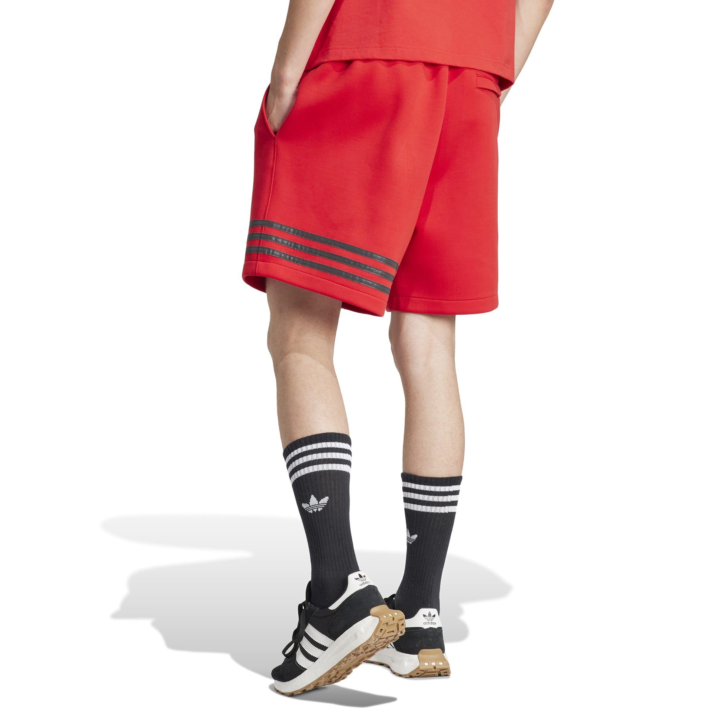 Rood - adidas Originals - Jersey Jogger Shorts - 3