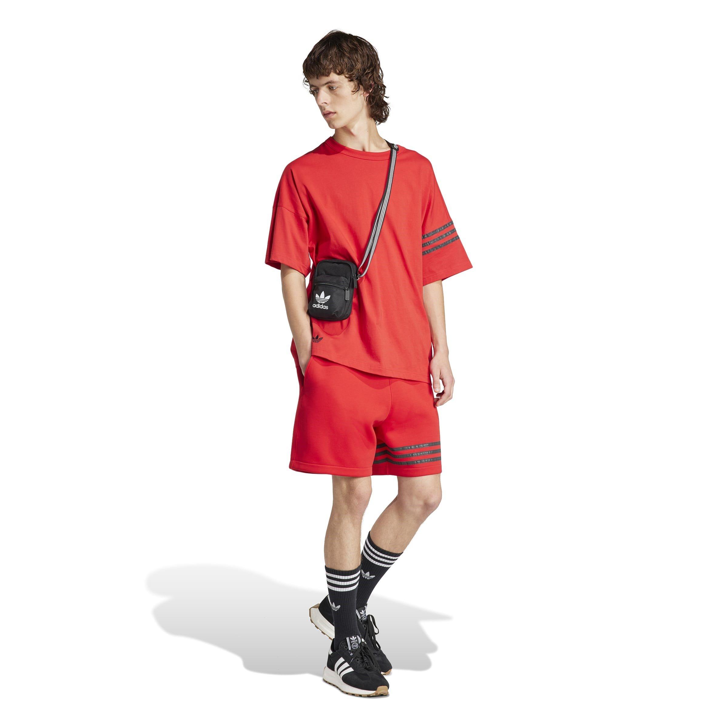 Rood - adidas Originals - Jersey Jogger Shorts - 4