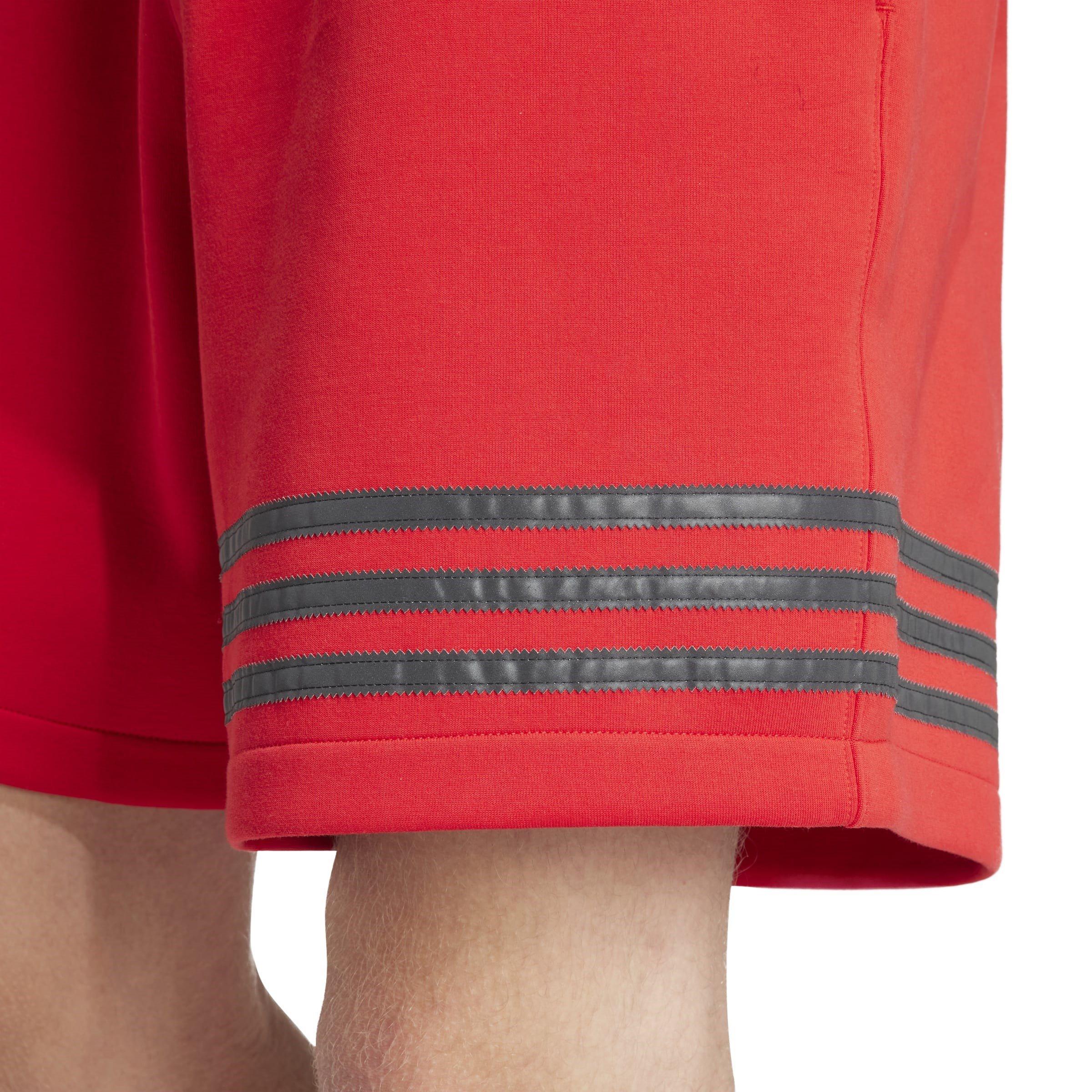 Rood - adidas Originals - Jersey Jogger Shorts - 5