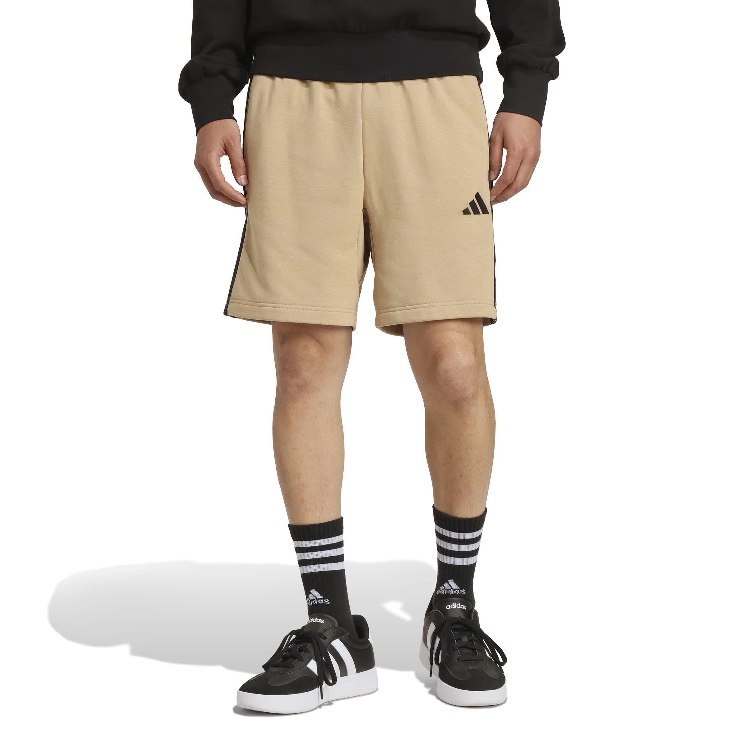 Sandstone/Black - adidas - 3S Ft Short Sn54 - 2