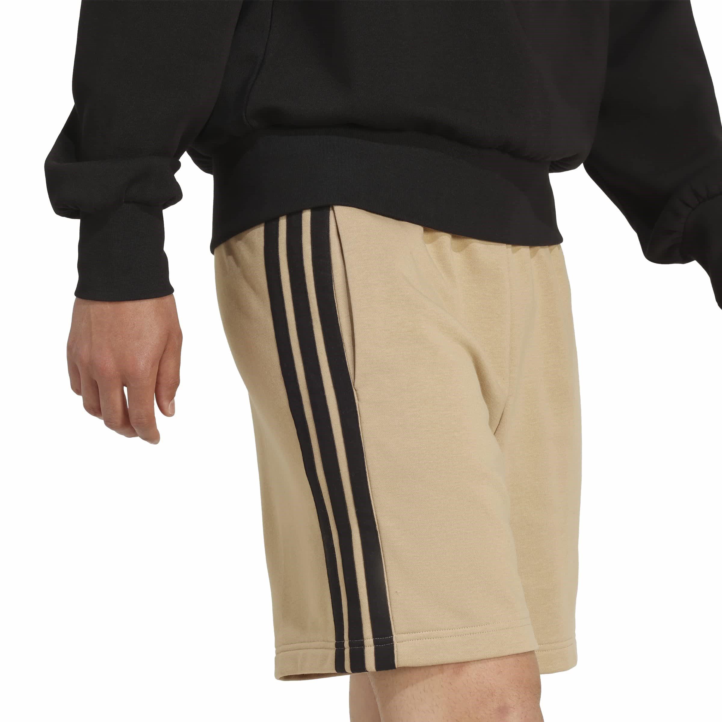 Sandstone/Black - adidas - 3S Ft Short Sn54 - 5