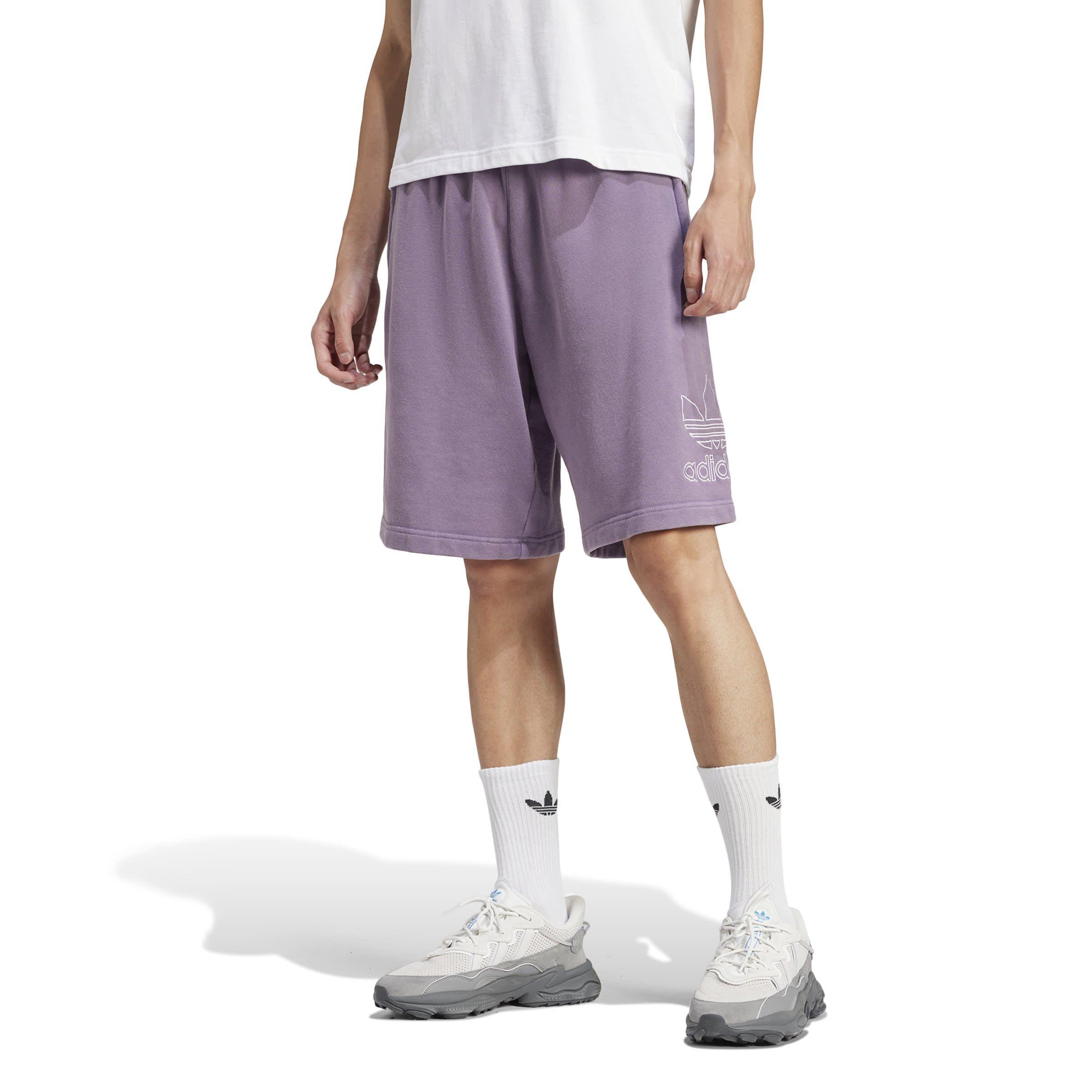 Purple - adidas Originals - Jersey Jogger Shorts - 2