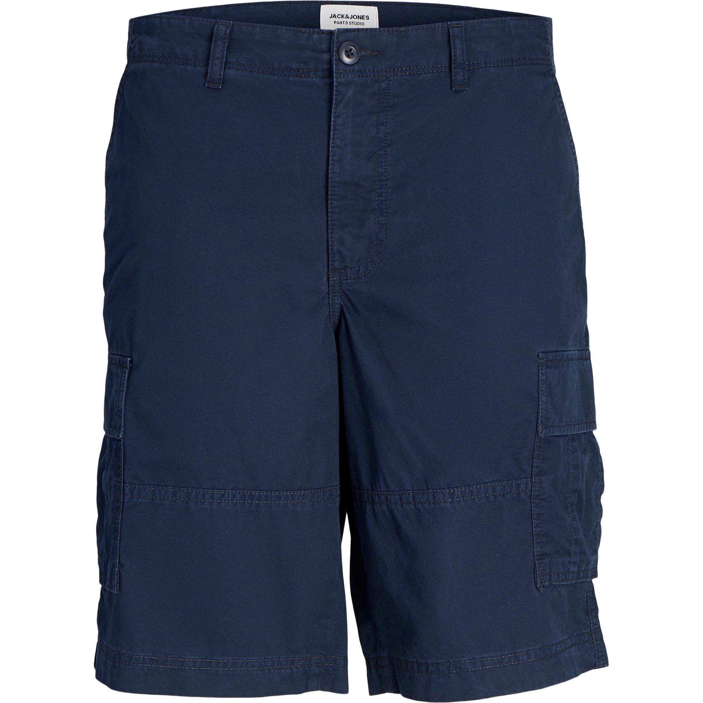 Navy - Jack and Jones - Cole Cargo Shorts - 1