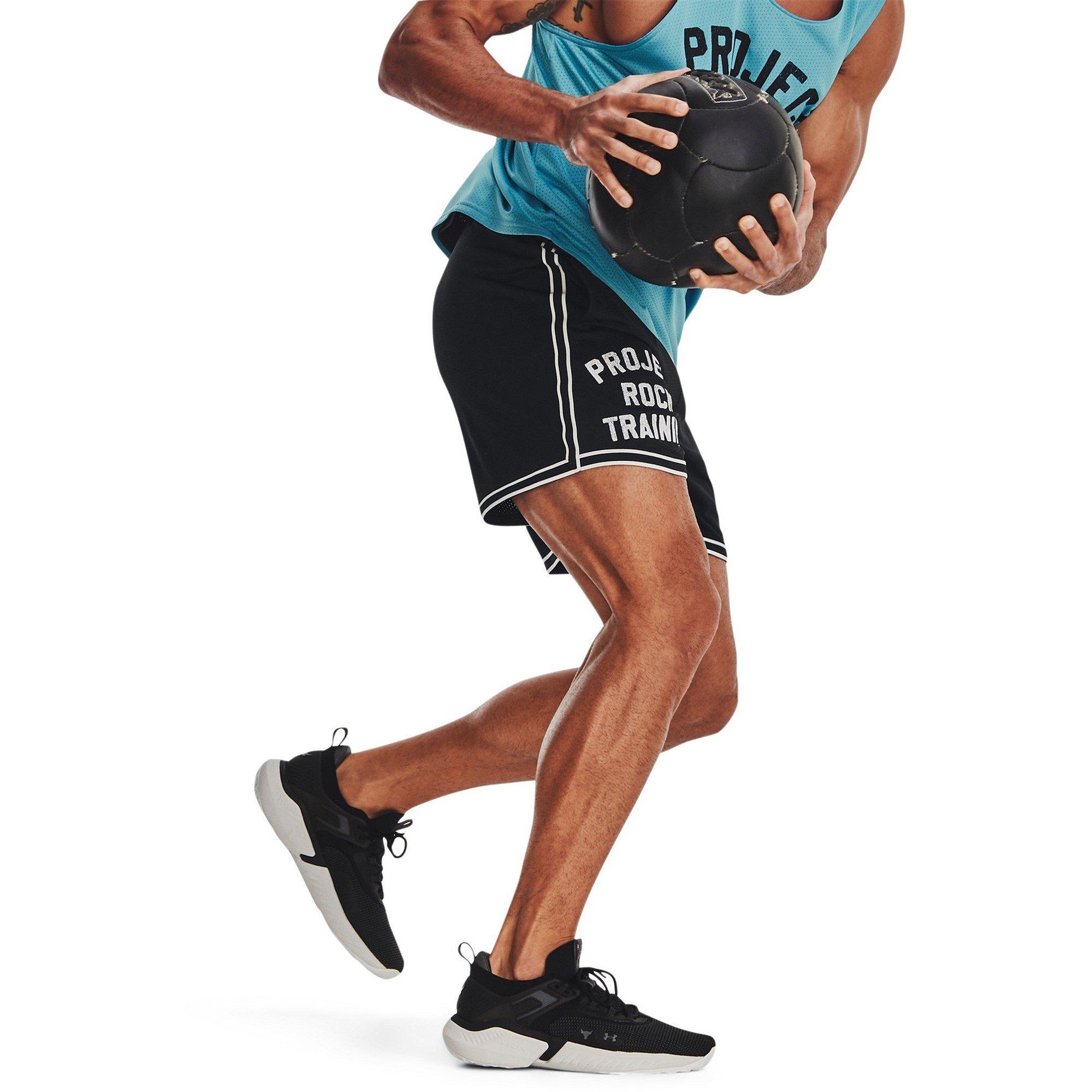 Black - Under Armour - Performance Gym Shorts - 5