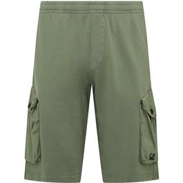 CP Company Cotton Fleece Cargo Shorts