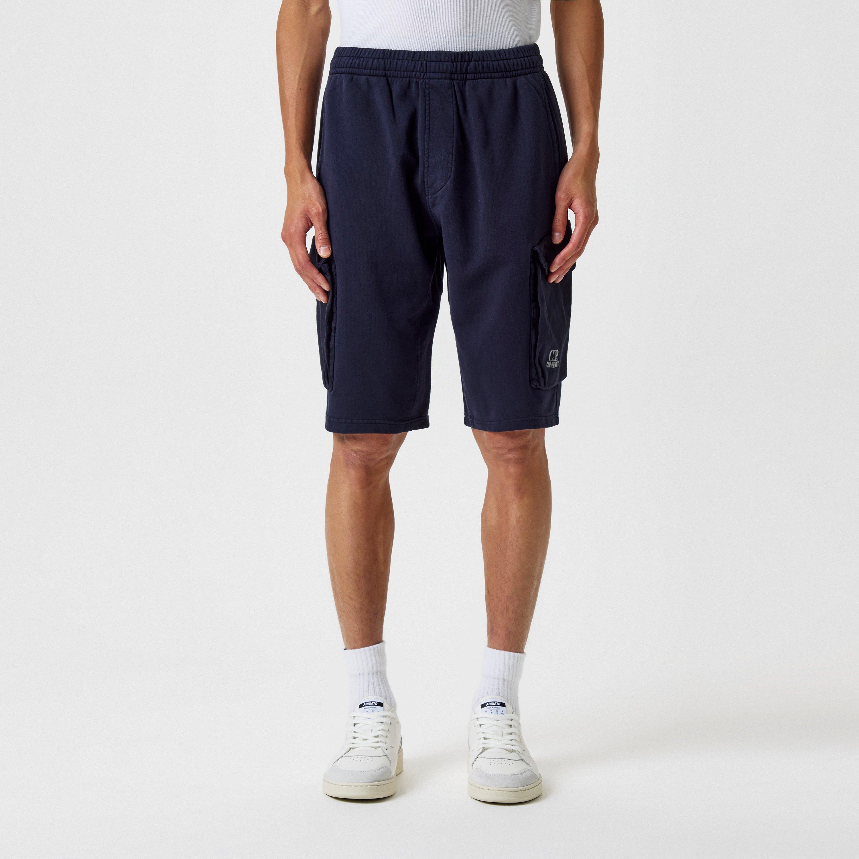 CP Company | Cotton Fleece Cargo Shorts | Cargo Shorts | USC