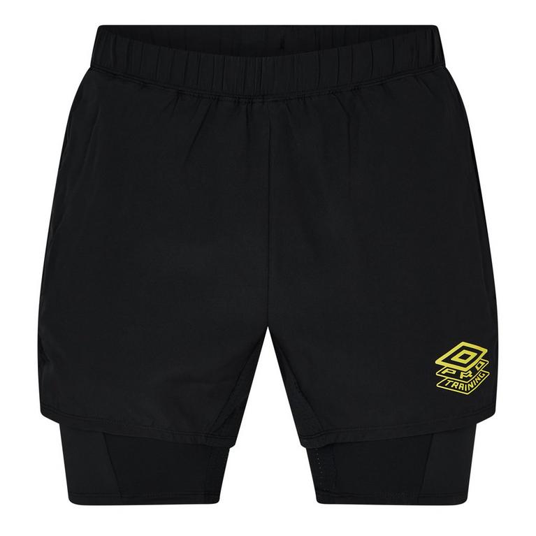 Noir - Umbro - Pro Training Elite Hybrid Shorts Mens - 1
