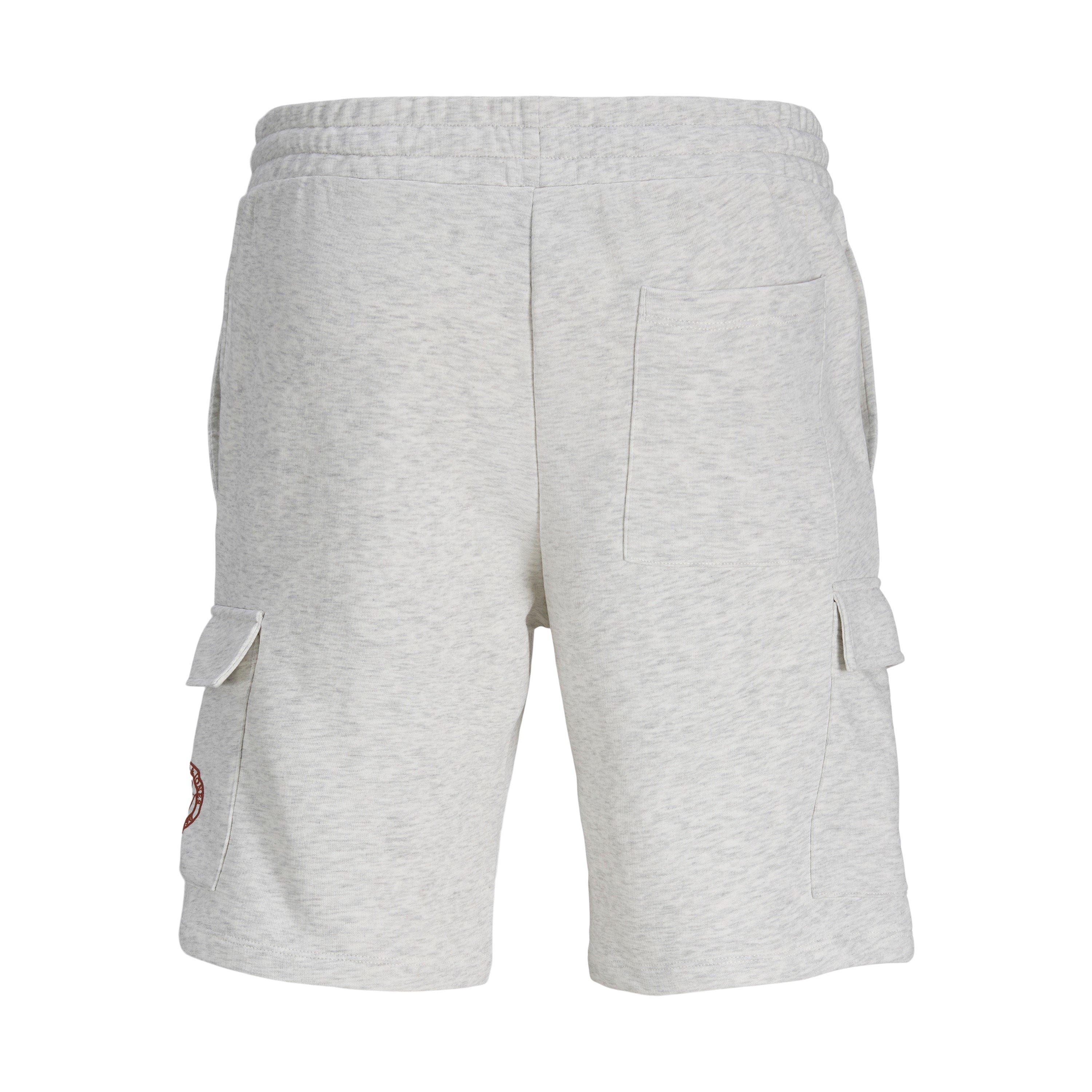 White Melange - Jack and Jones - Men's Cargo Shorts - 2
