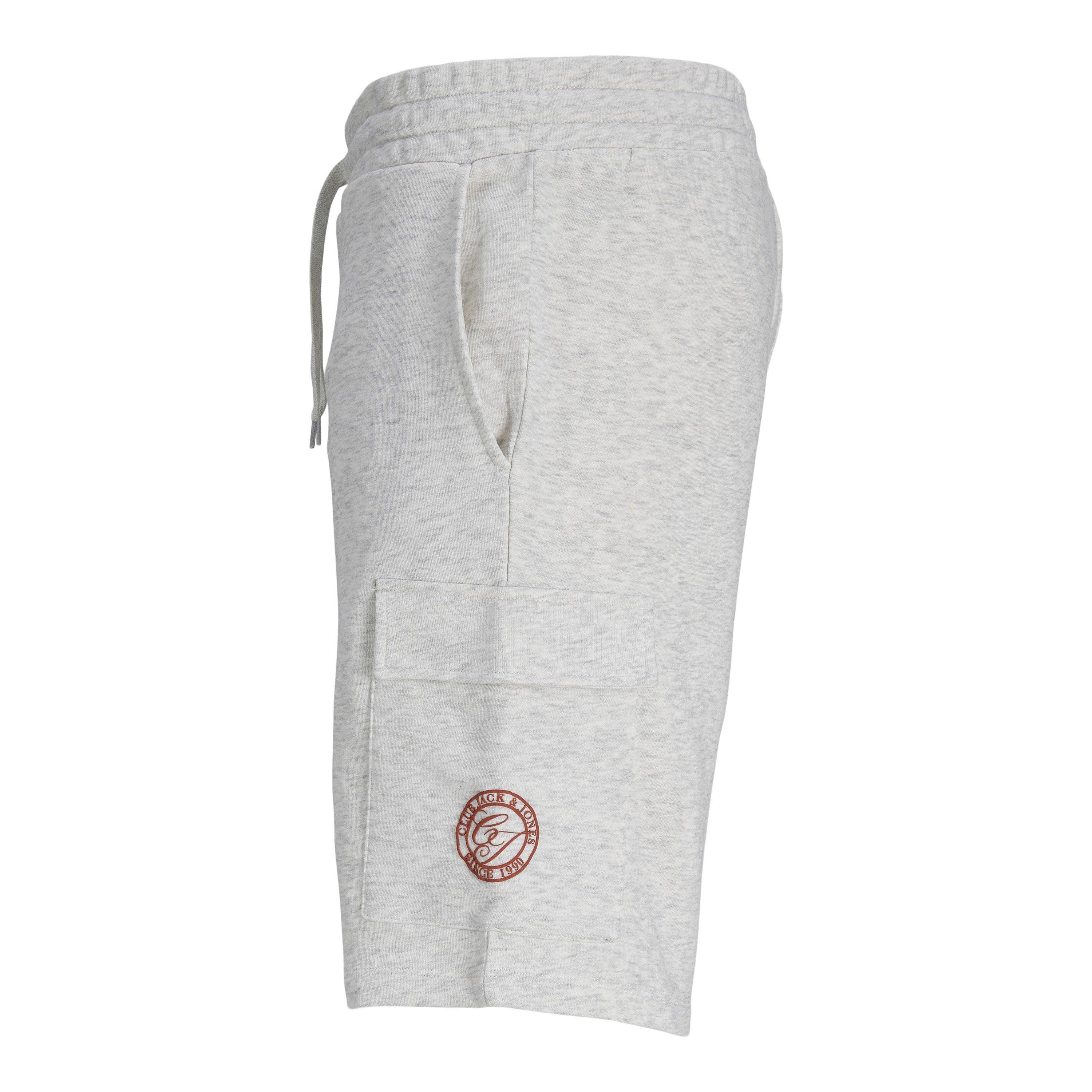White Melange - Jack and Jones - Men's Cargo Shorts - 4