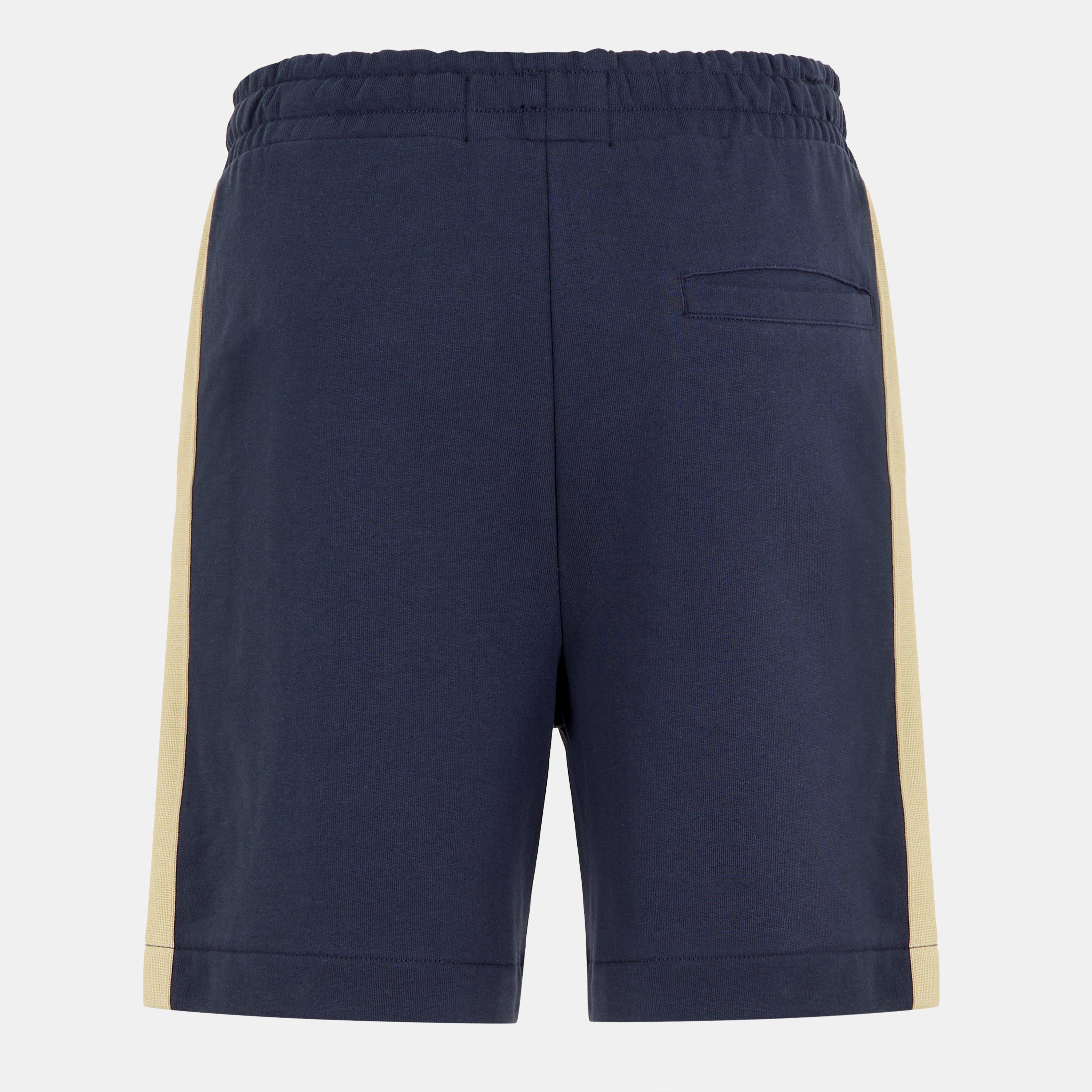  Dark Navy - Lyle and Scott - Men's Fleece Jogger Shorts - 2