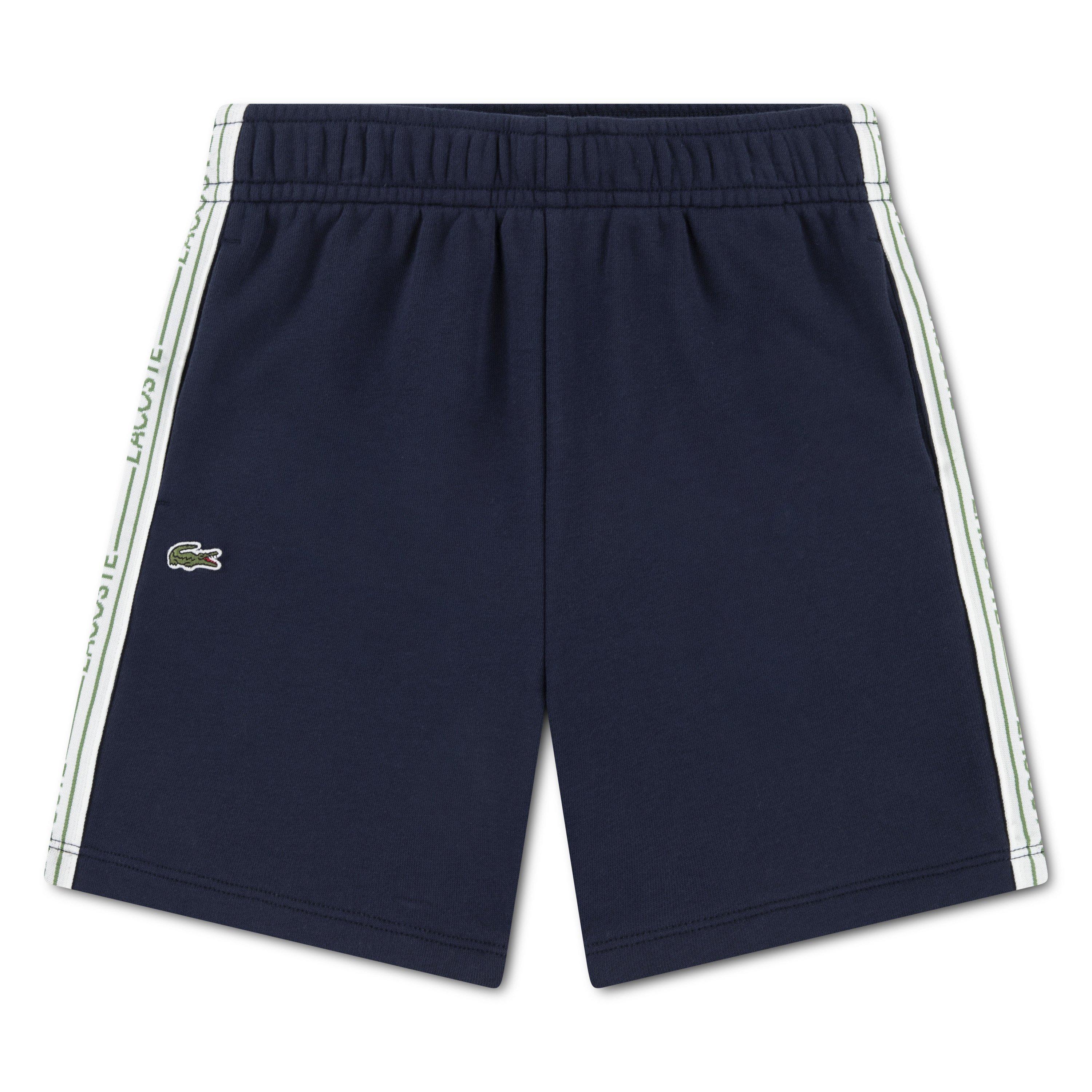 Lacoste Kids' Fleece Jogger Shorts - Blue Marine UGW - 12 Years