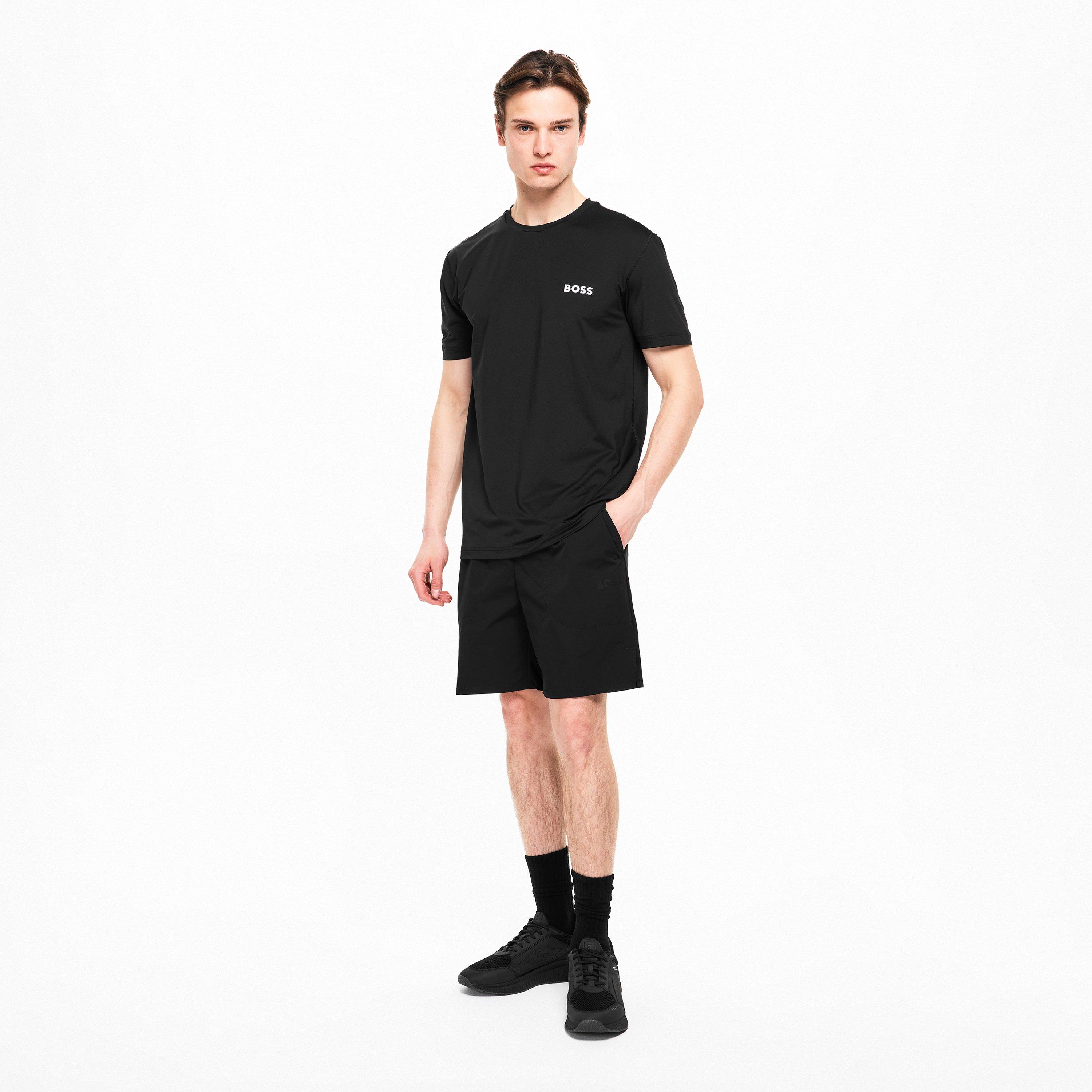 Black - Boss - Men's  Green Performance Gym Shorts - 6