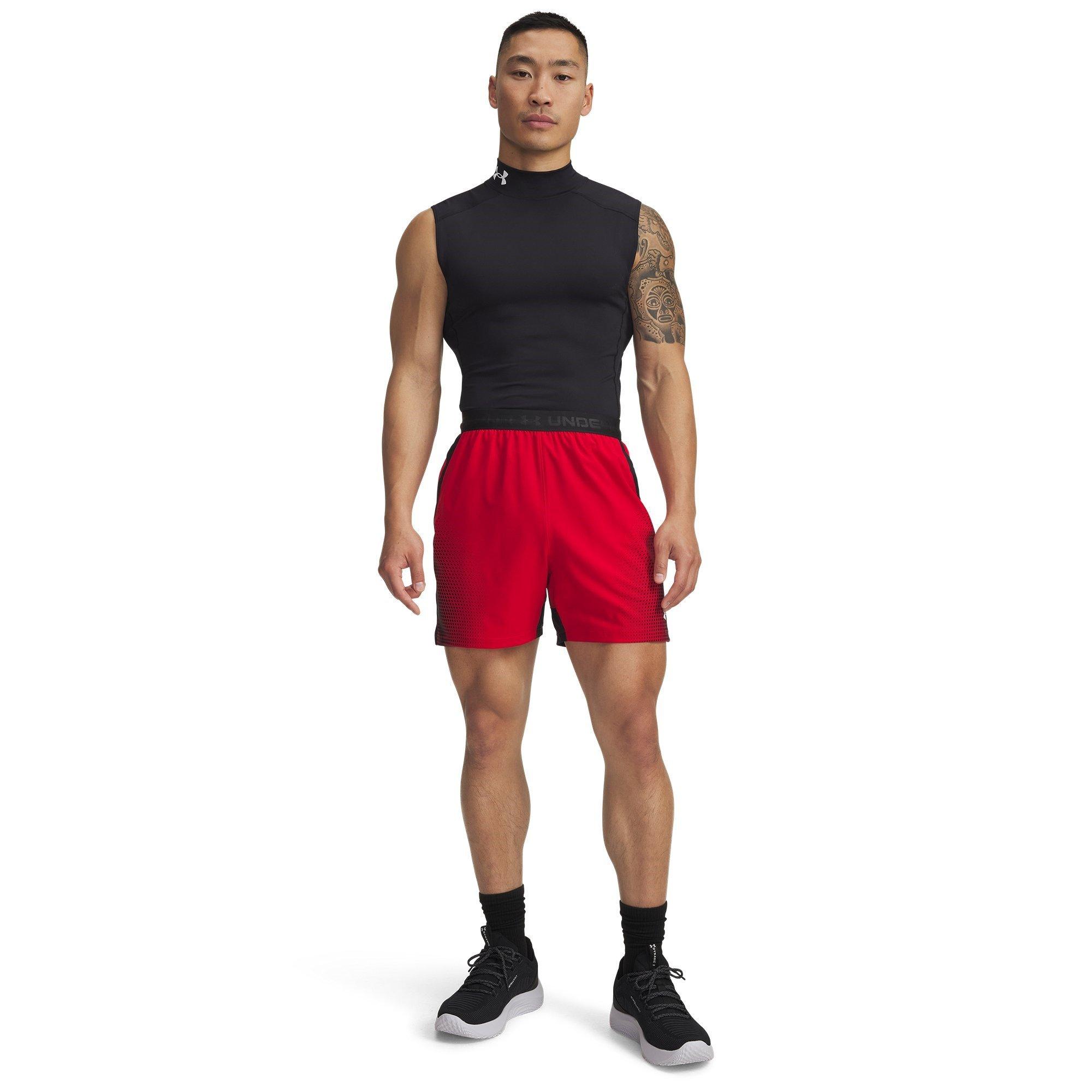 Red - Under Armour - Men's Performance Gym Shorts - 4