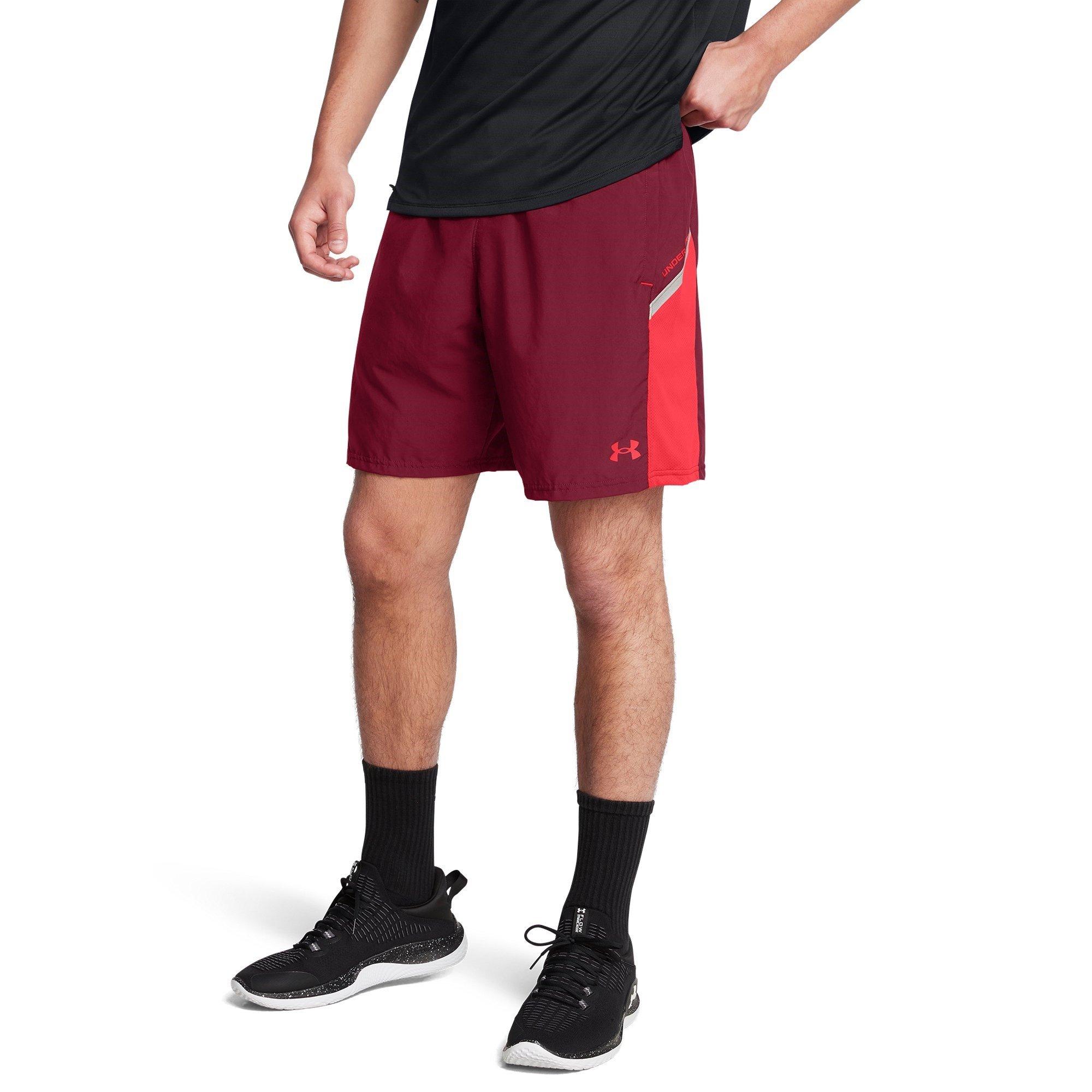 Red - Under Armour - Utility Performance Gym Shorts - 3