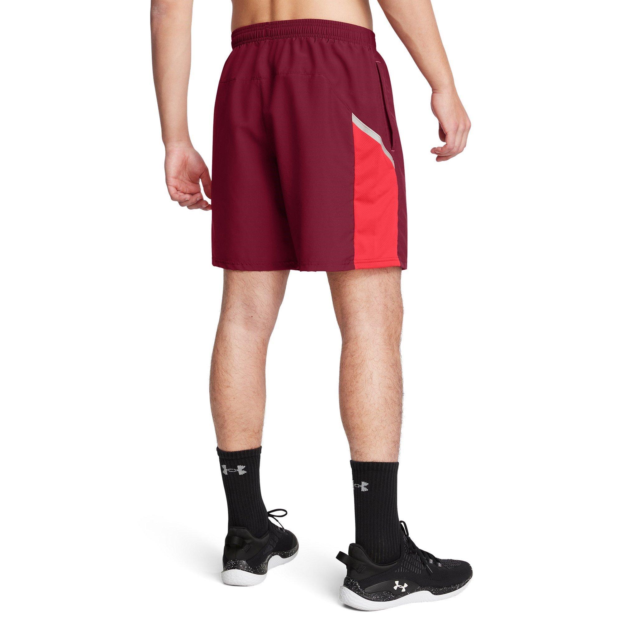 Red - Under Armour - Utility Performance Gym Shorts - 4