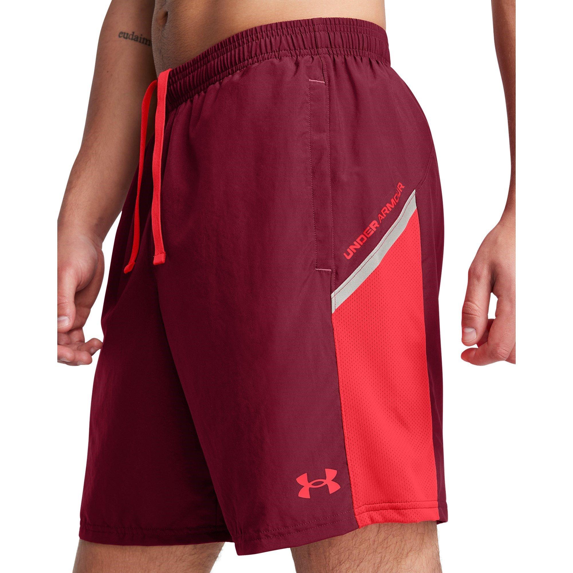 Red - Under Armour - Utility Performance Gym Shorts - 5