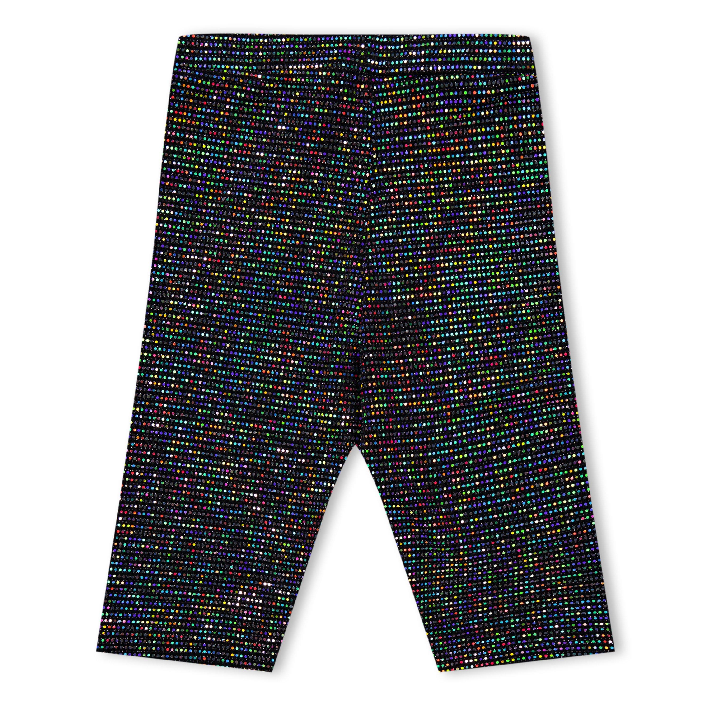 black - Balmain - Kids' Logo Fleece Jogger Shorts - 2