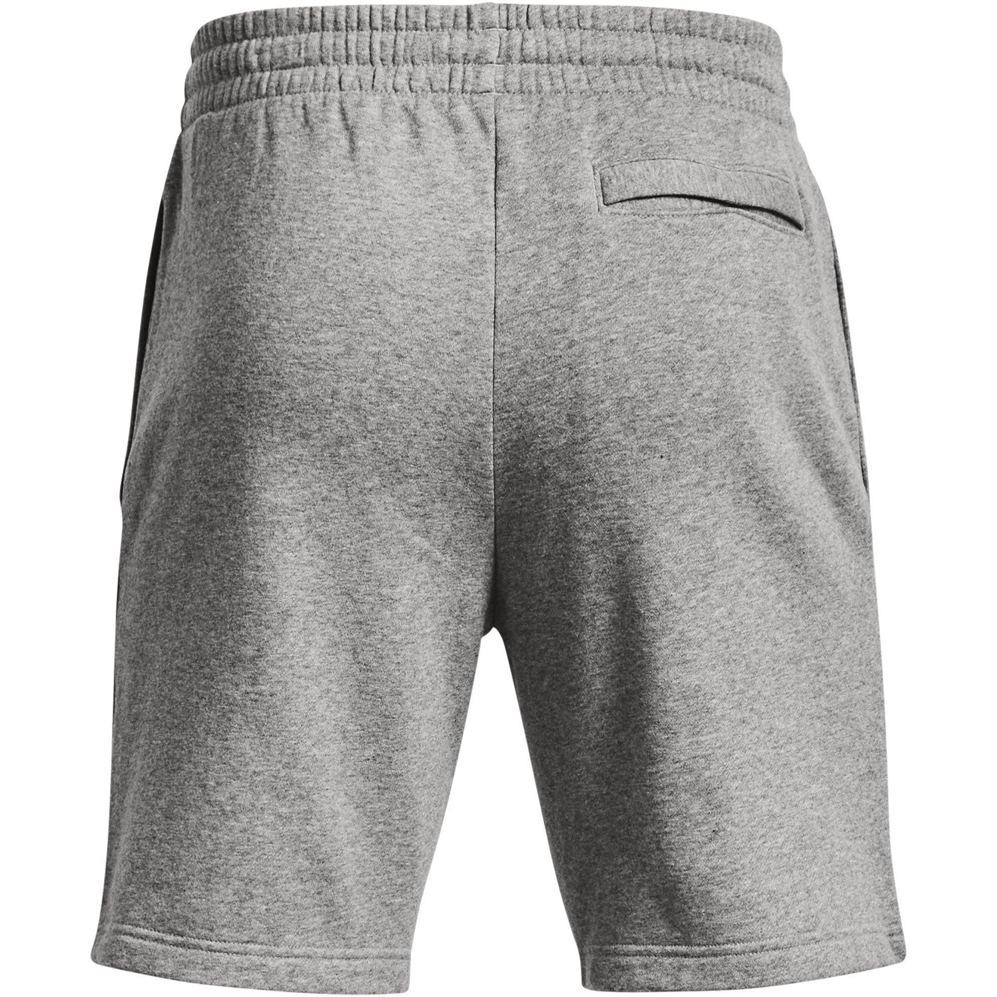 Castlerock/Wht - Under Armour - UA Rival Fleece Shorts Mens - 6