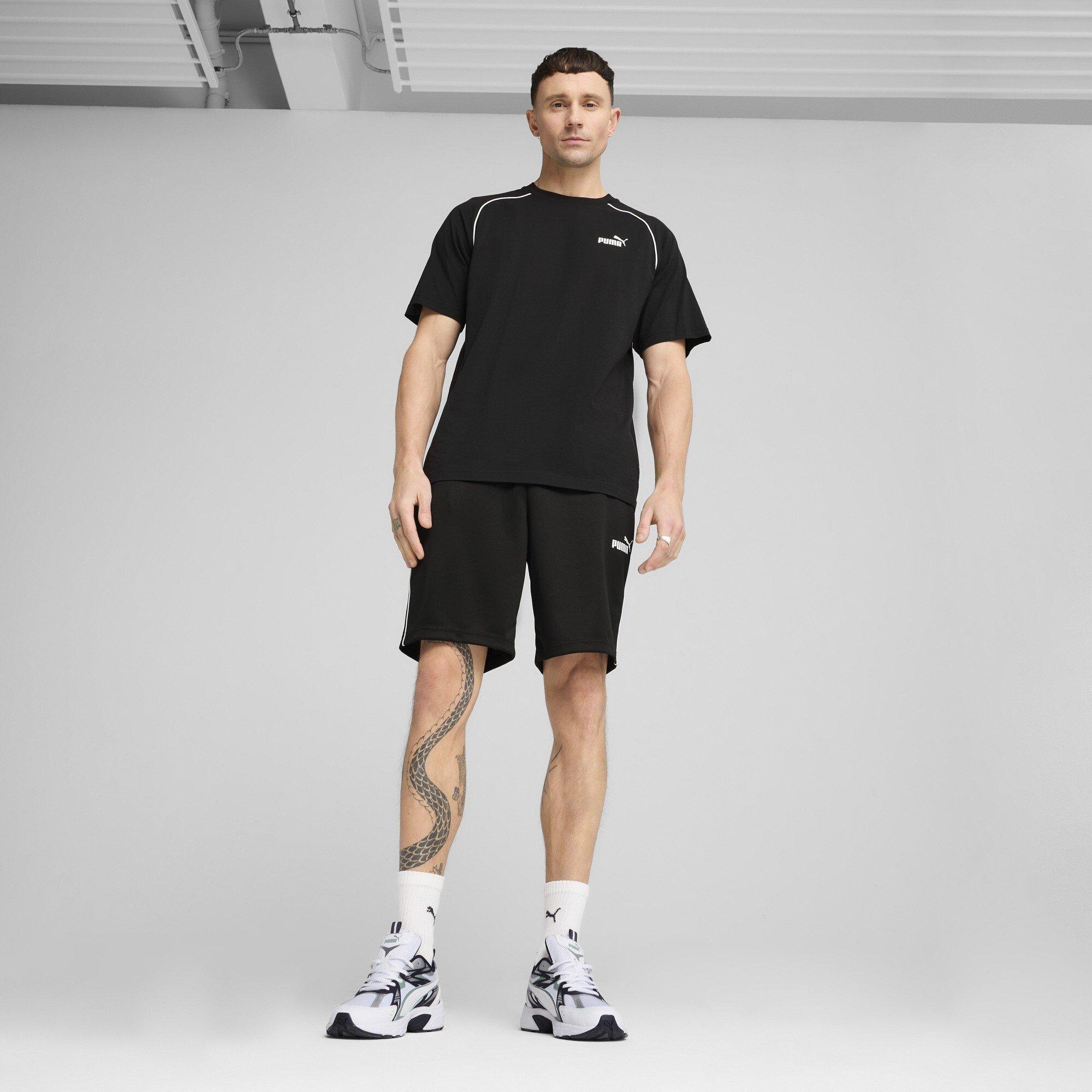 Puma Black - Puma - Men's Jersey Jogger Shorts - 5