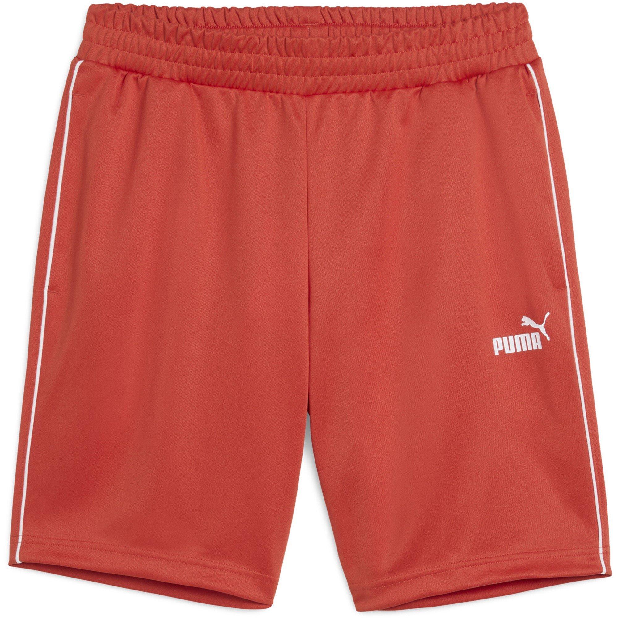 Puma Men's Jersey Jogger Shorts - Red Fire - M