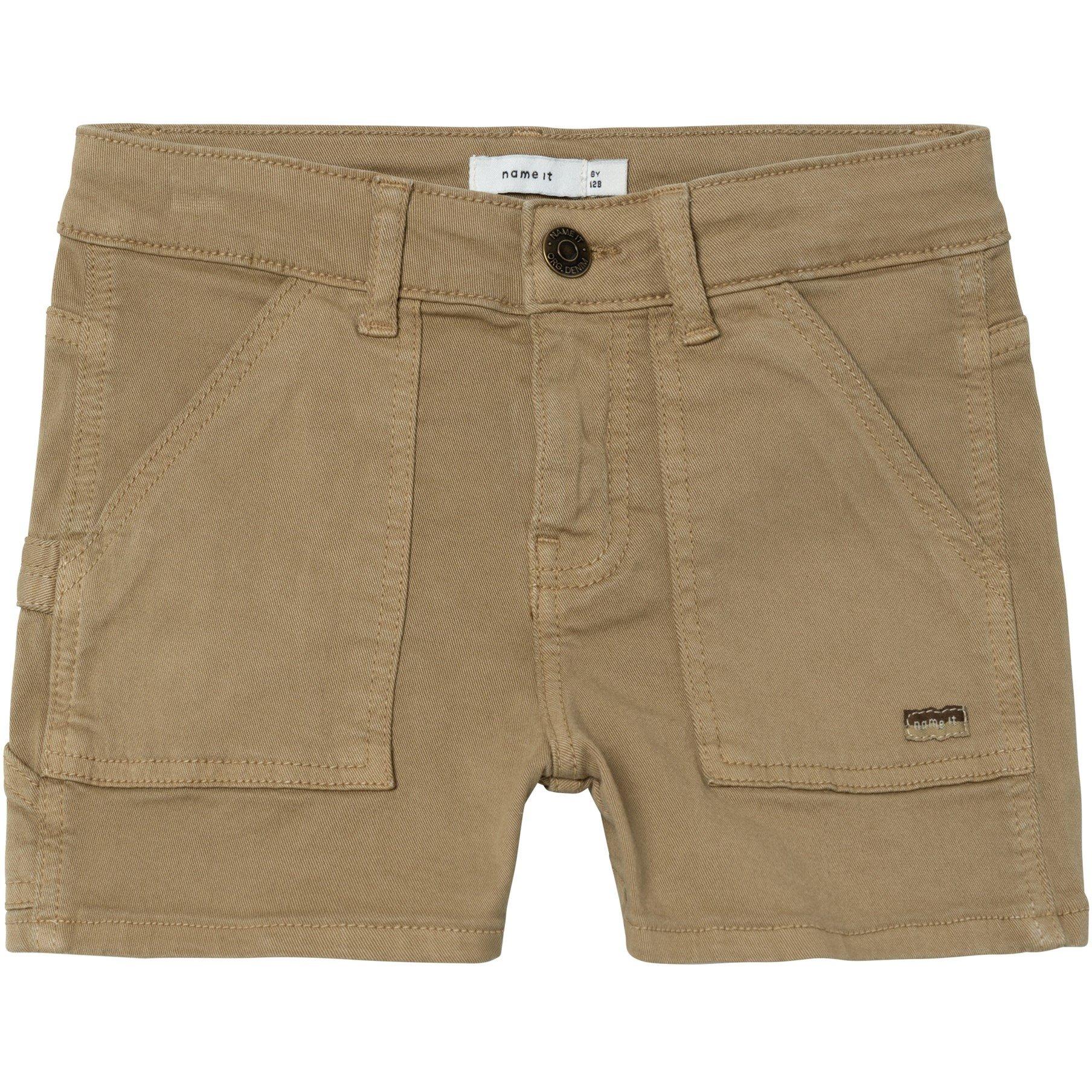 Name It Girls Twi Chino Shorts - Brown - 7Y