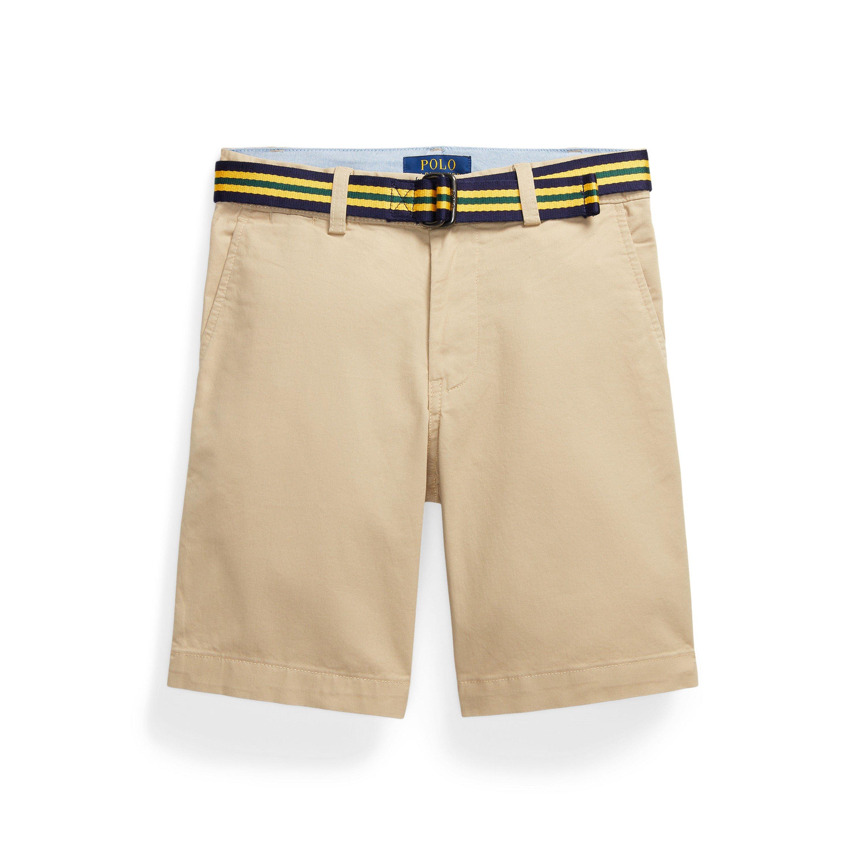 Polo Ralph Lauren  Khaki Bedford Skinny Flex Abrasion Shorts Juniors - 8Y