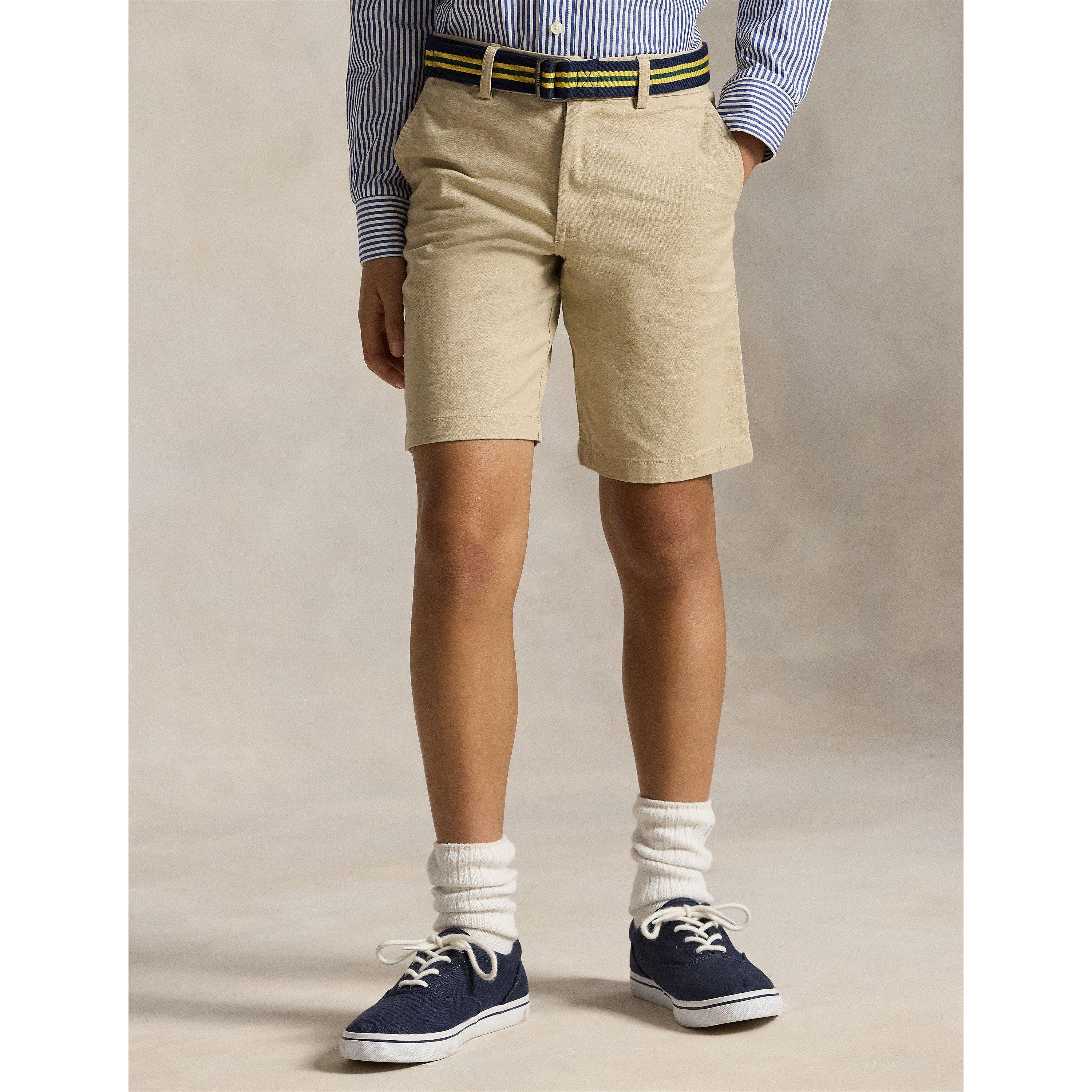 Khaki - Polo Ralph Lauren - Bedford Skinny Flex Abrasion Shorts Juniors - 3