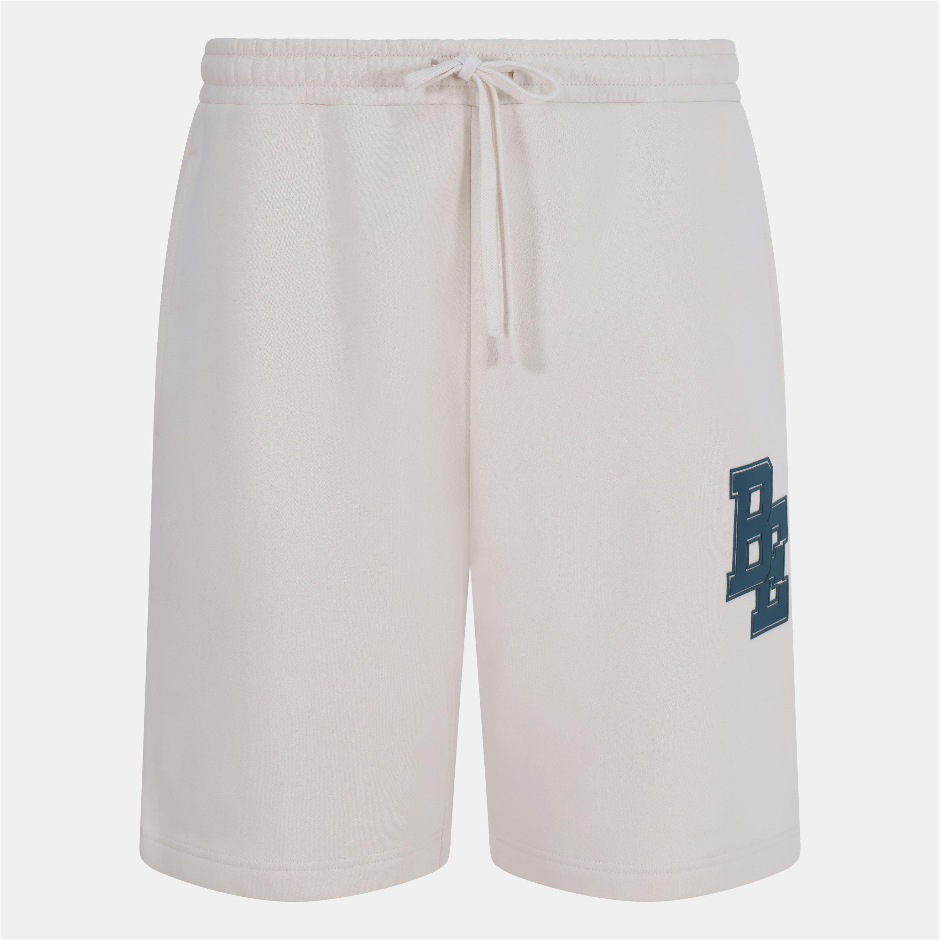 Blank Essentials Men's Collegiate Fleece Jogger Shorts - Bone - Medium
