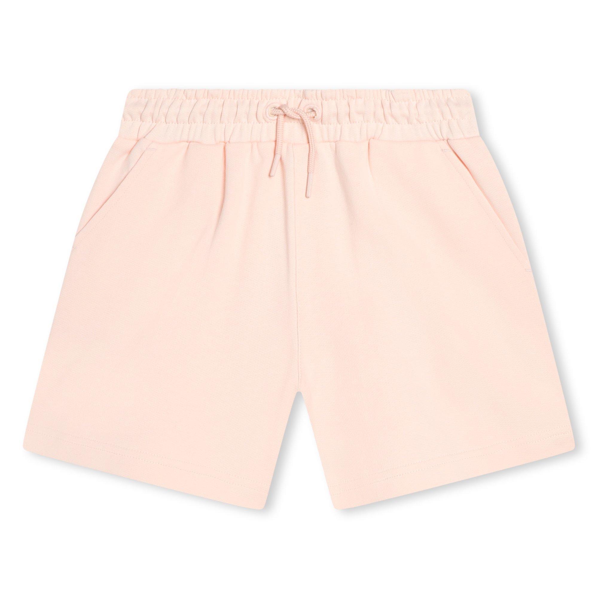 Pale Pink 46T - Kenzo - Kids' Fleece Jogger Shorts - 1