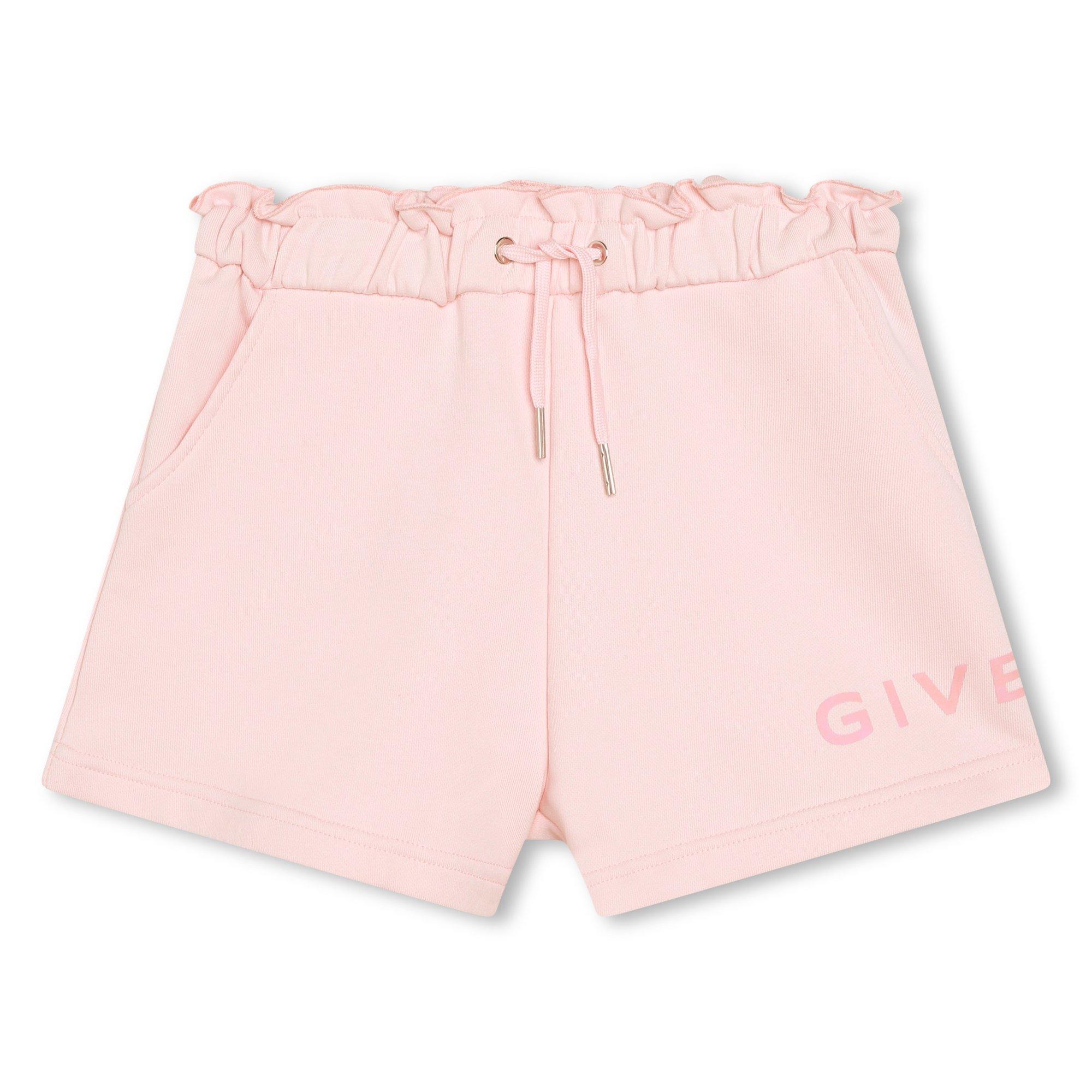 Pale Pink 44Z - GIVENCHY - Frill Detailing Jersey Shorts Juniors - 1