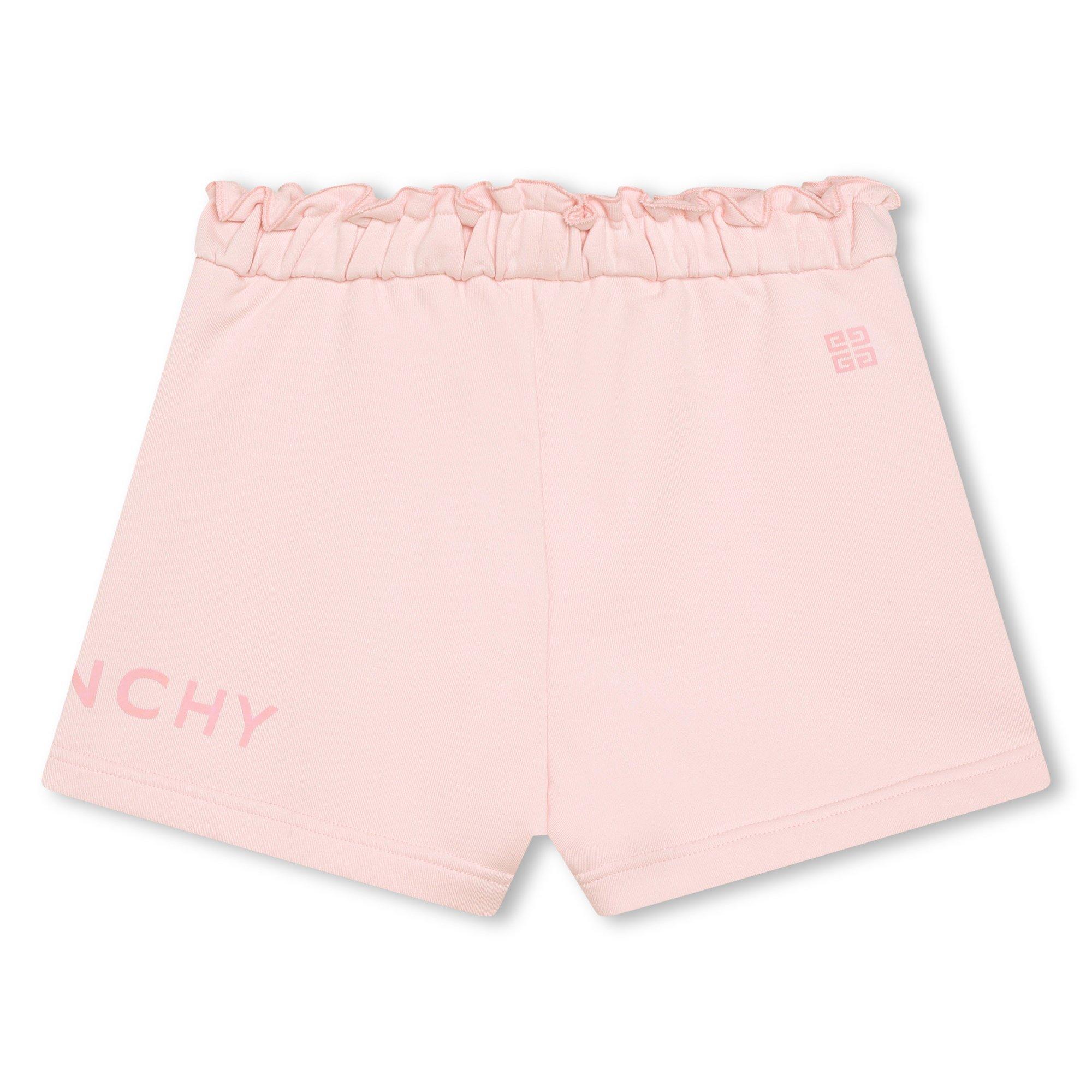 Pale Pink 44Z - GIVENCHY - Frill Detailing Jersey Shorts Juniors - 2